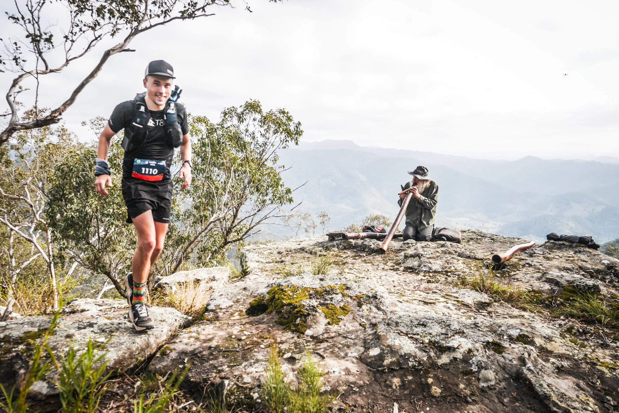 Andy Nunn running an ultra-marathon, using endurance as a metaphor for mindset and resilience in his keynotes