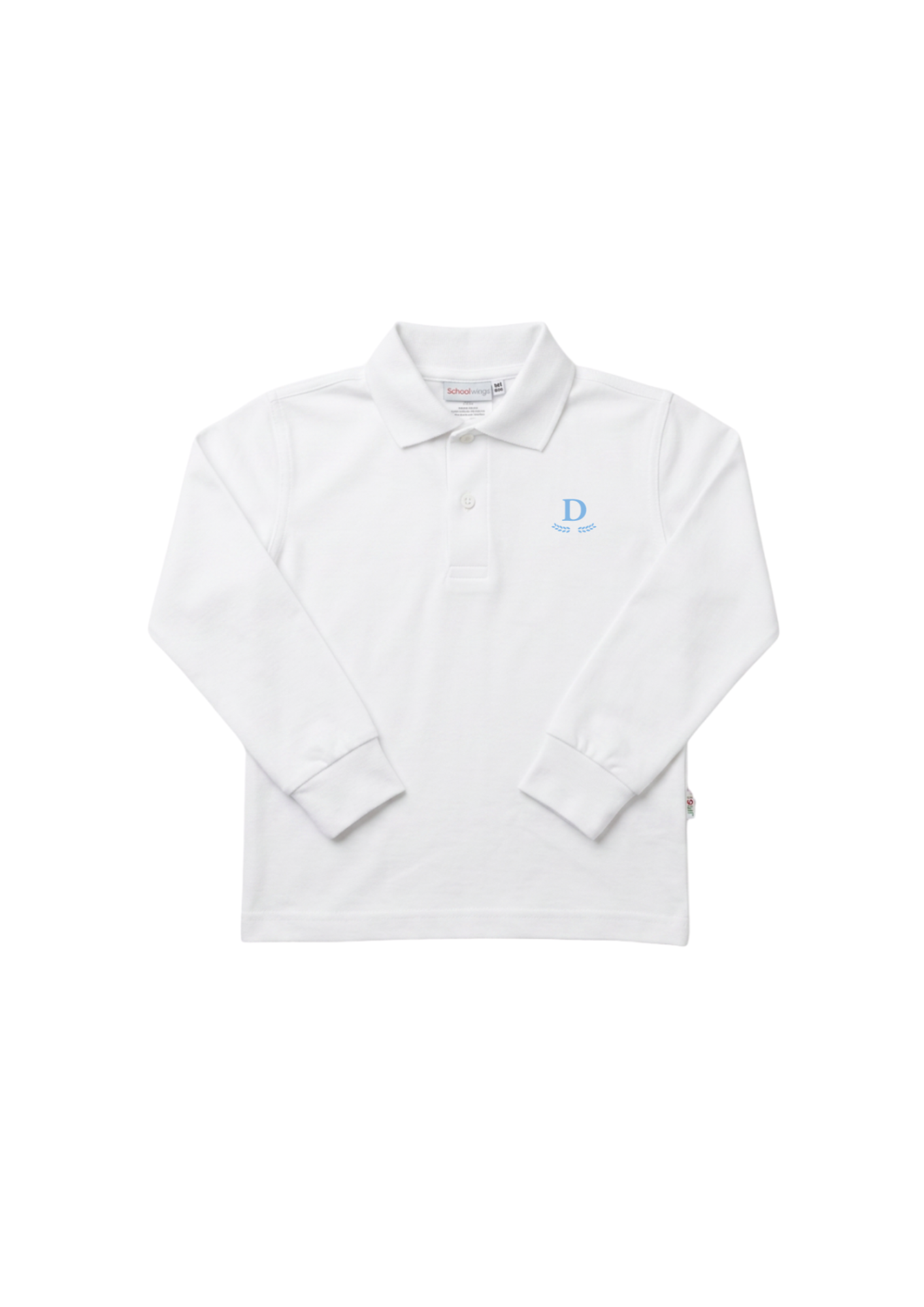 Dawncrest White Polo Long Sleeve
