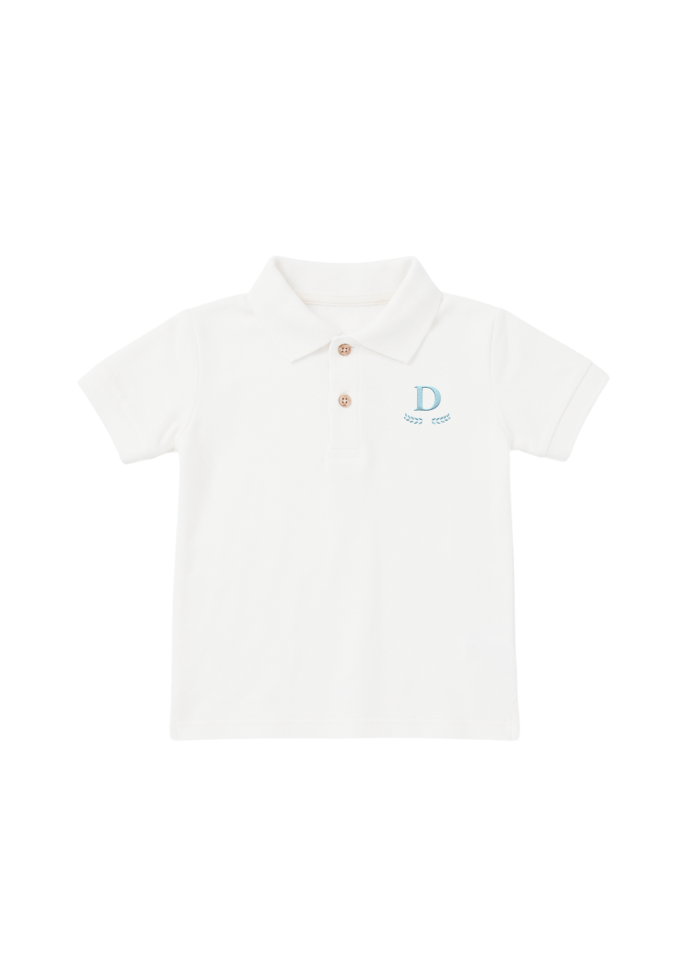 7. White Organic Cotton Polo Short Sleeve