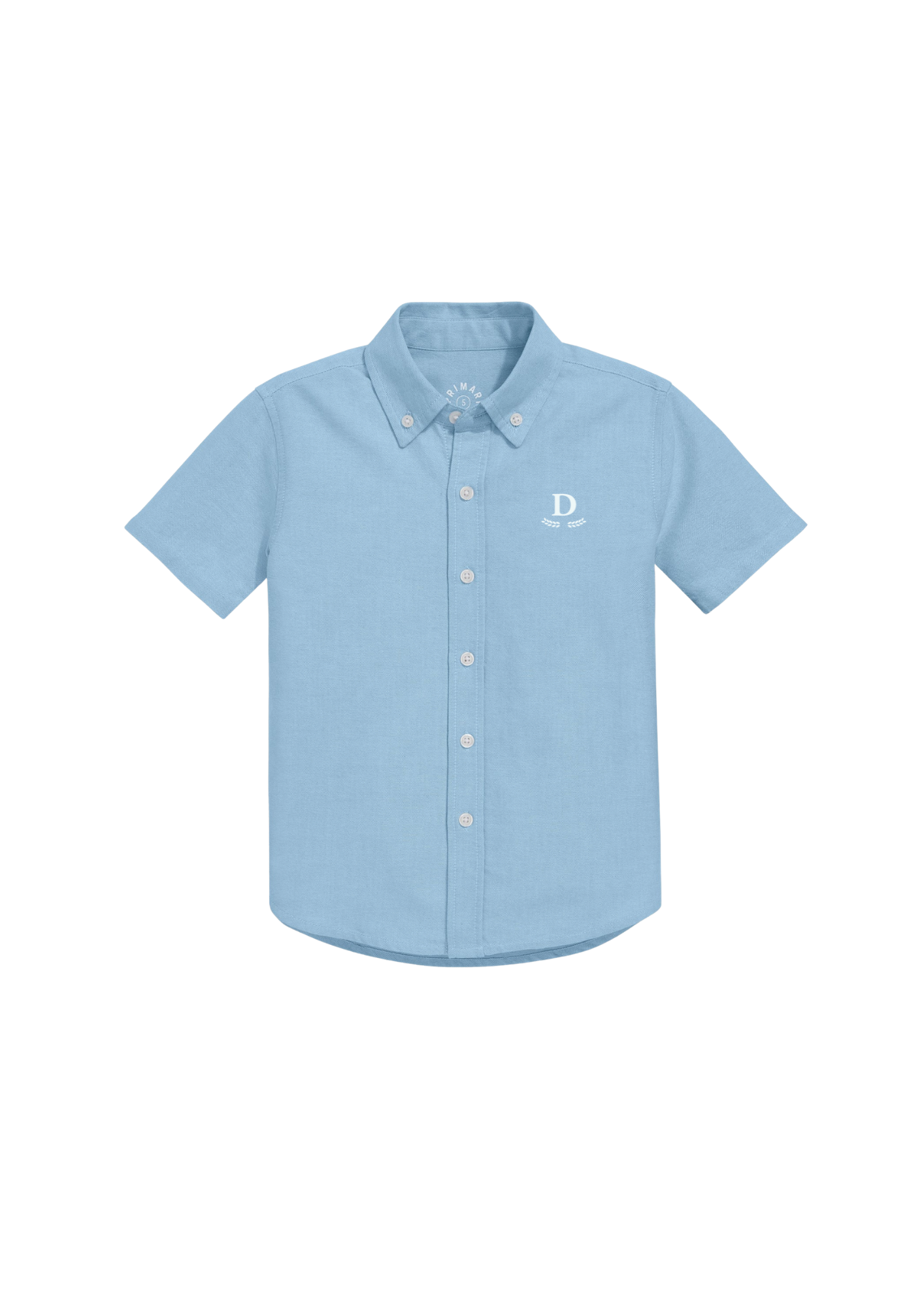 Dawncrest Light Blue Short Sleeve Oxford