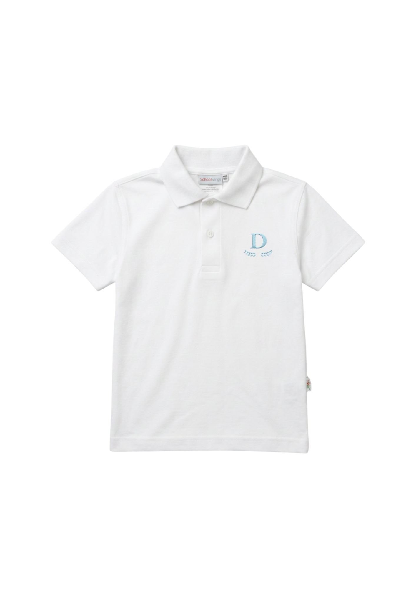 4. Dawncrest White Polo Short Sleeve