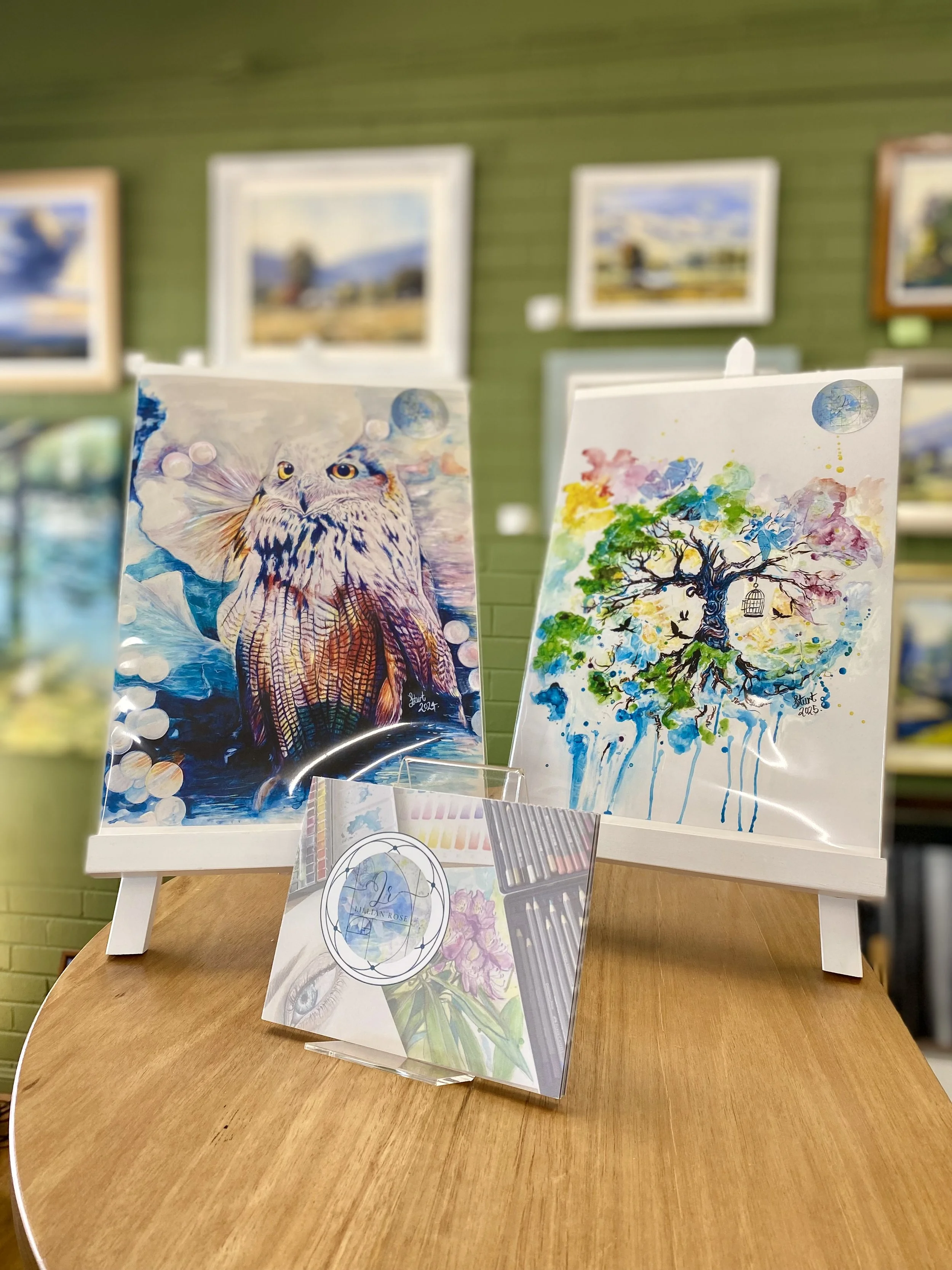 Fine Art Prints of Owl and Tree of Life