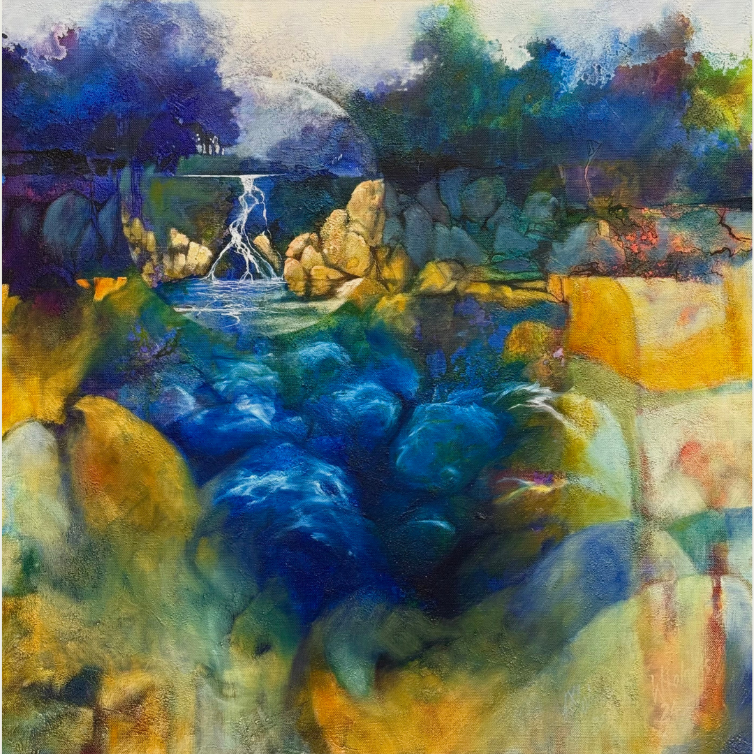 'Cascade To Light' by Wendy Holmes