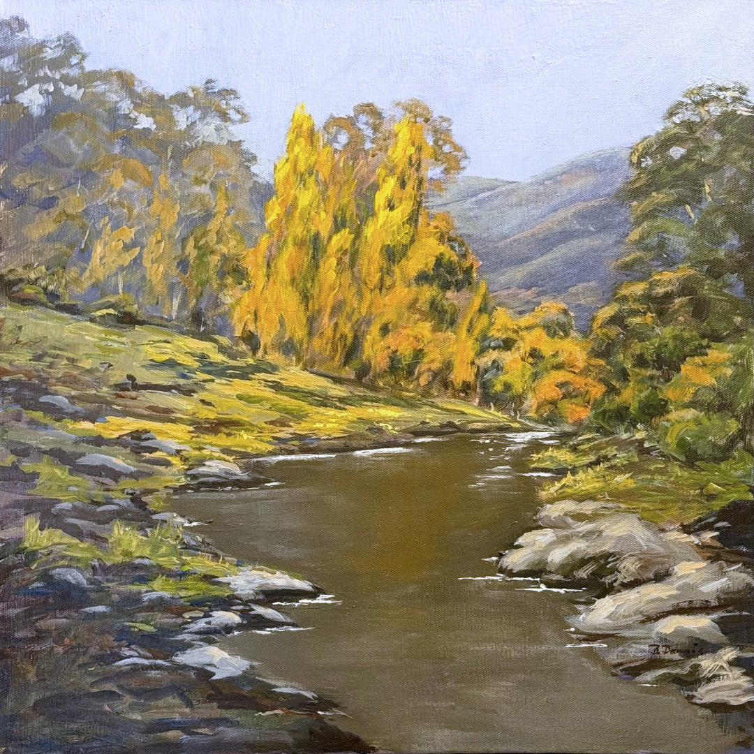 'Bombowlee Poplars' by Bev Dennis