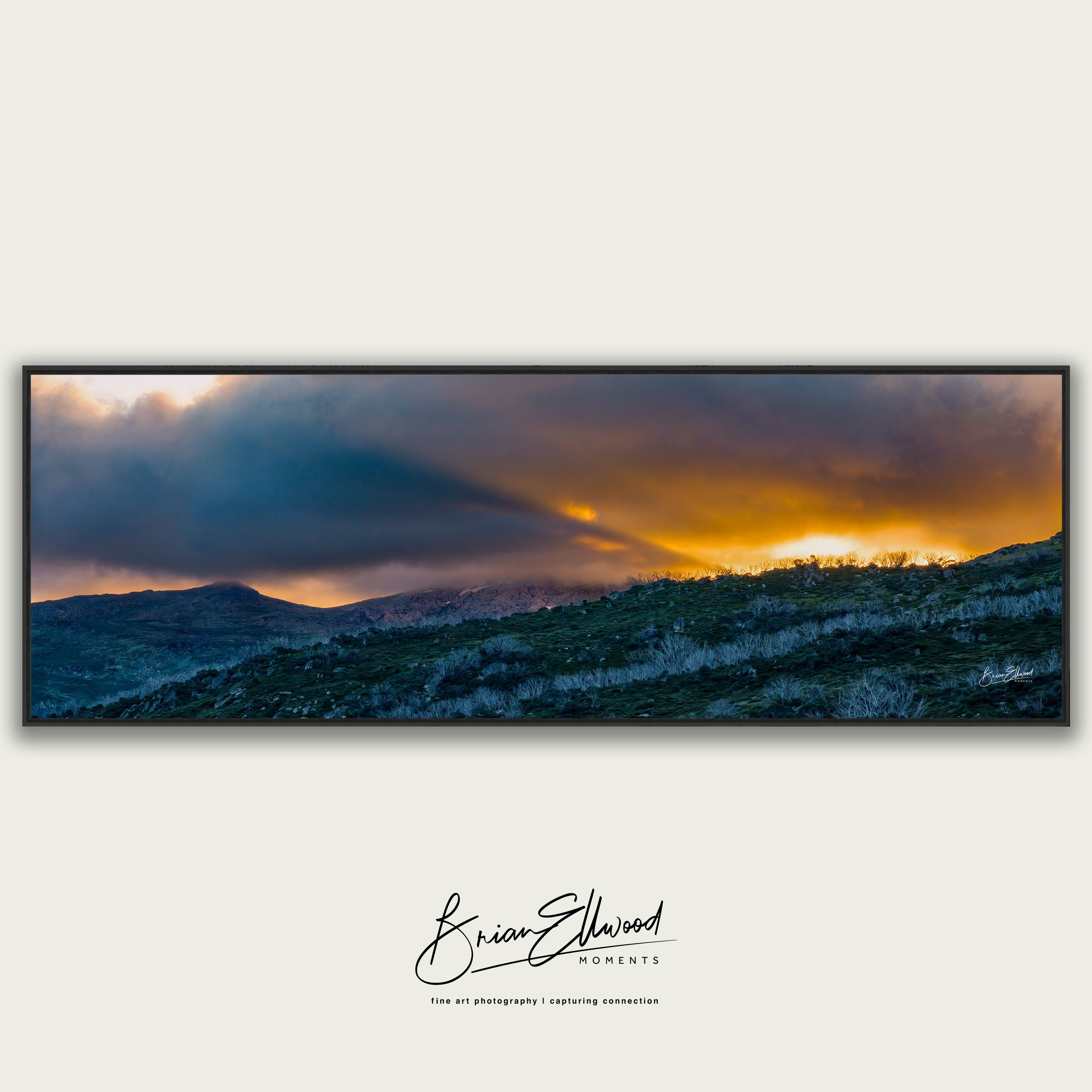 Guthega Sunset - Guthega NSW by Brian Ellwood