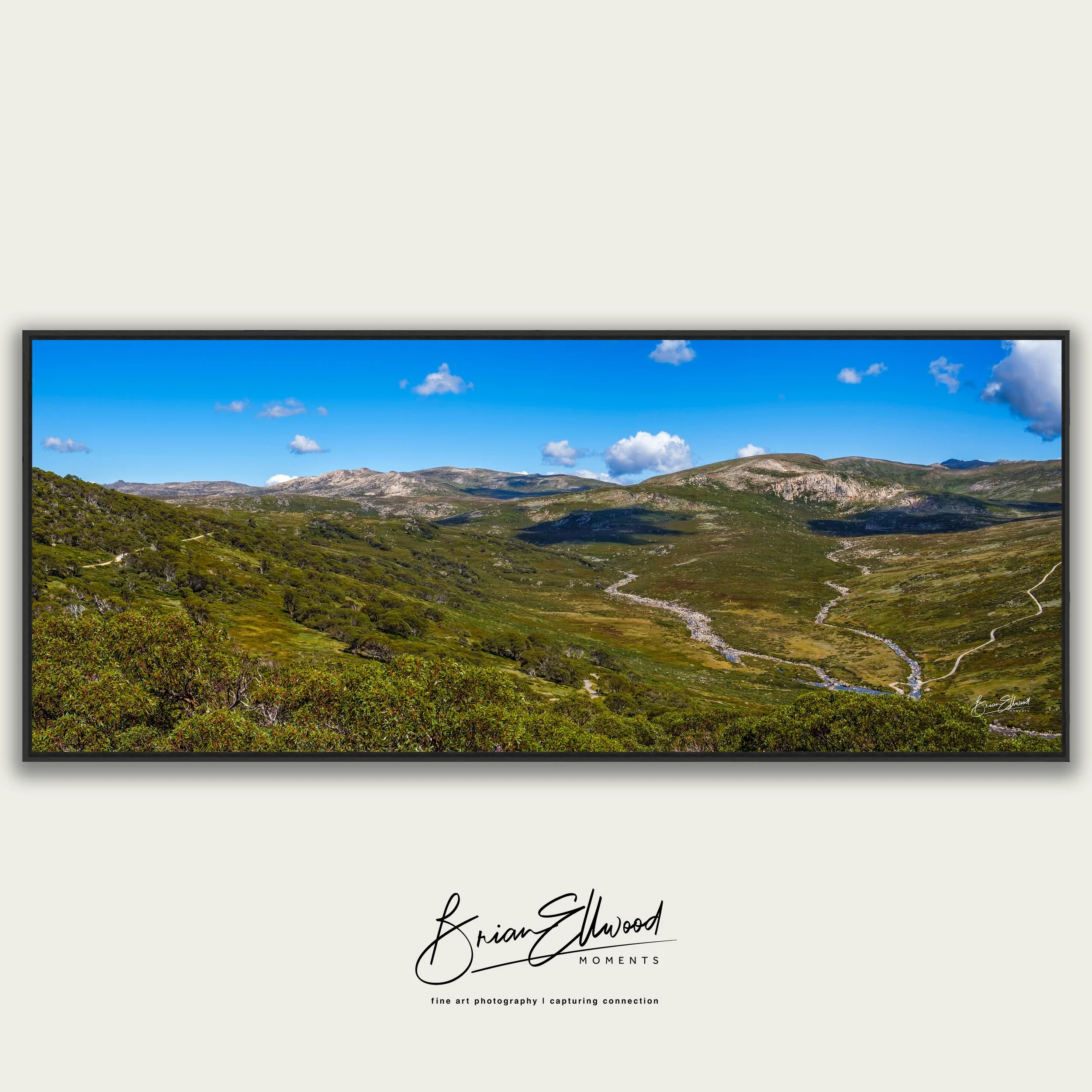 'Snowy River - Charlotte Pass NSW' by Brian Ellwood
