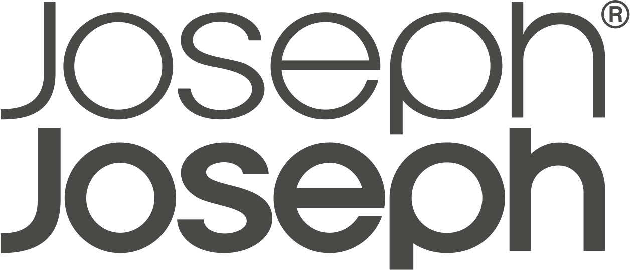 Joseph Joseph brand logo in large dark gray letters on a white background.