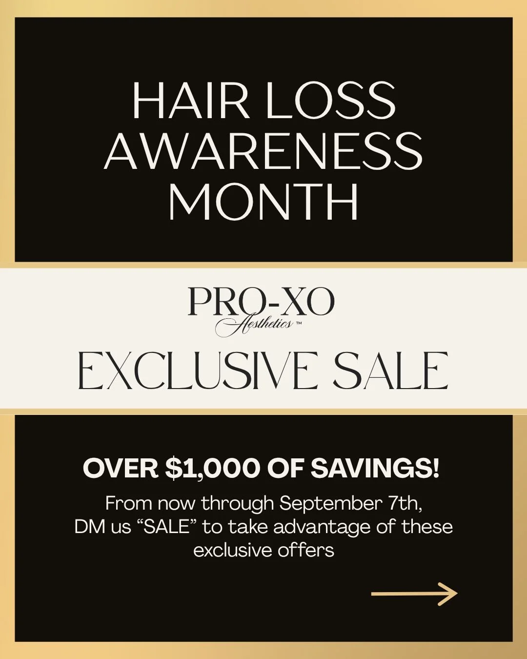 August is Hair Loss Awareness Month and we&rsquo;re raising awareness on advanced solutions with two very exclusive offers designed to enhance your hair restoration treatment!

From now through September 7th, get over $1000 in savings with the follow