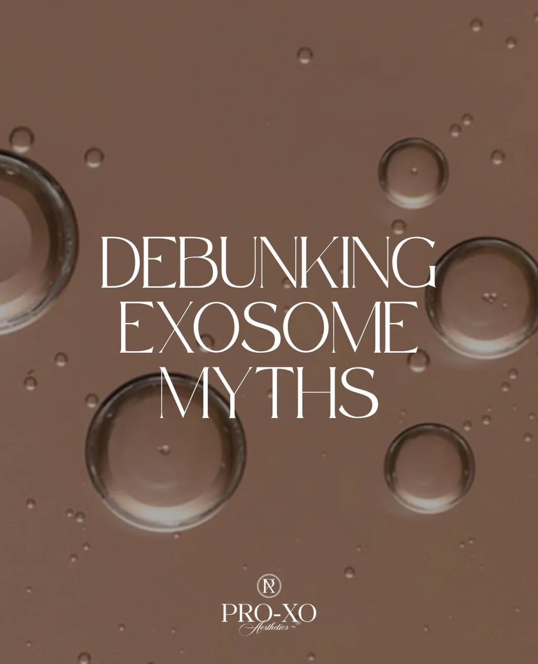 Exosomes may be trending - but understanding the science, quality, and formulation behind the product matters more than the buzz. Our experts are here to help debunk common exosome myths.

Pro-Xo exosome products have a unique formulation that comes 