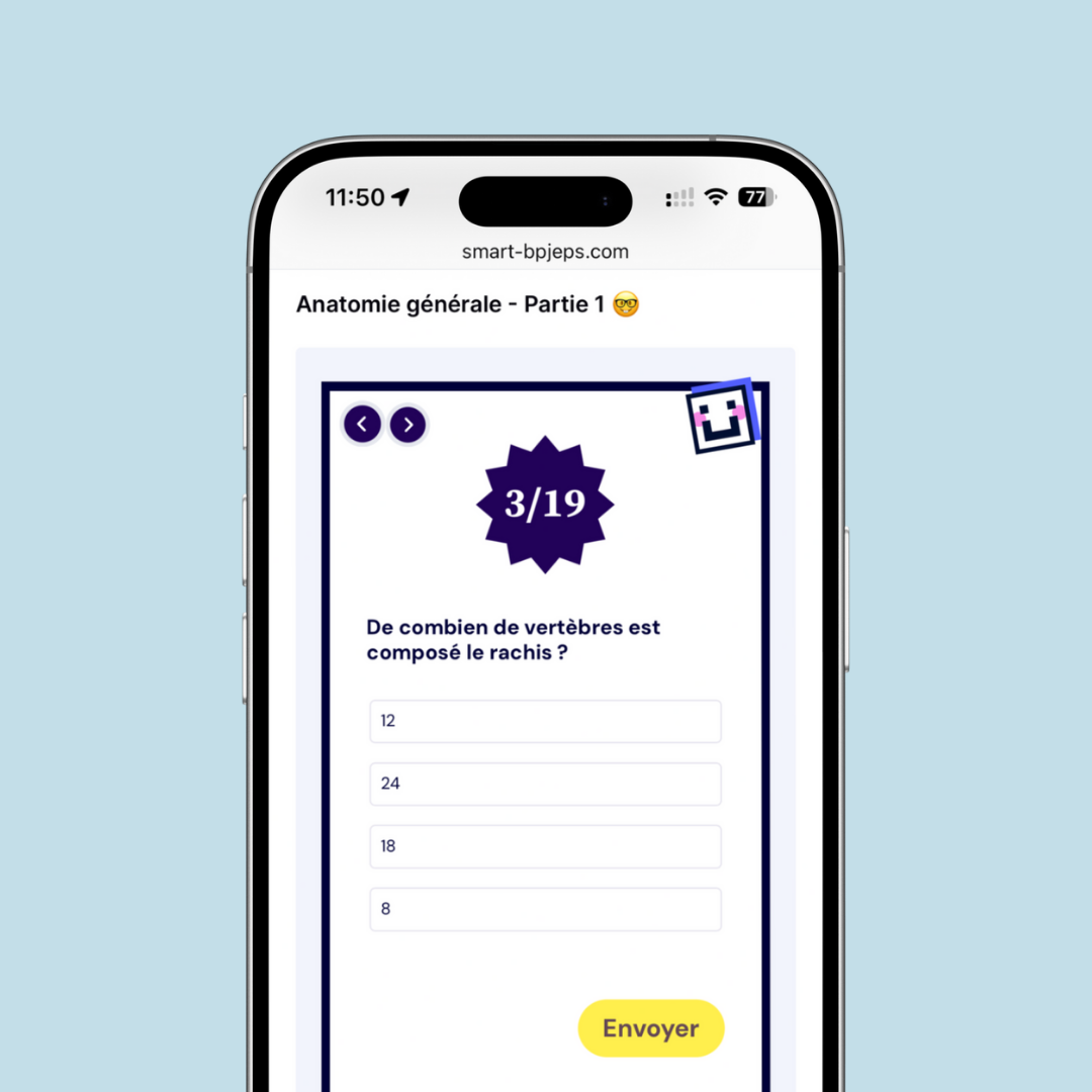 quiz BPJEPS physiologie muscles pectoraux deltoides BPJEPS programmation mouvements muscles cellules musculaires sarcomères myofibrilles