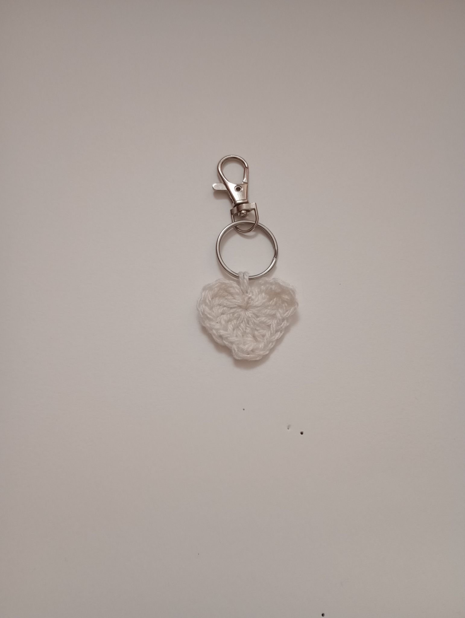 Heart bag charm
