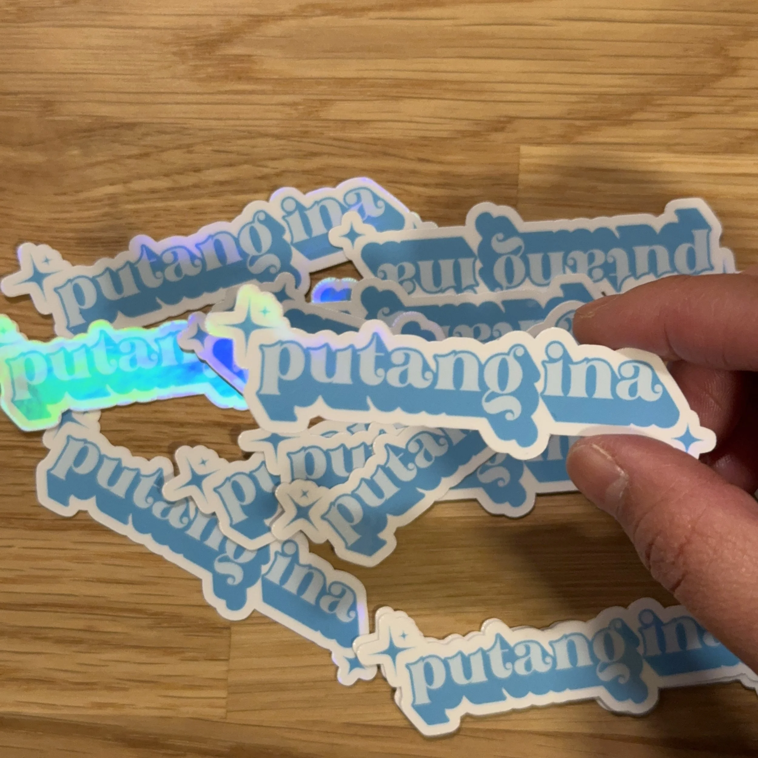 Putang Ina Holographic Sticker