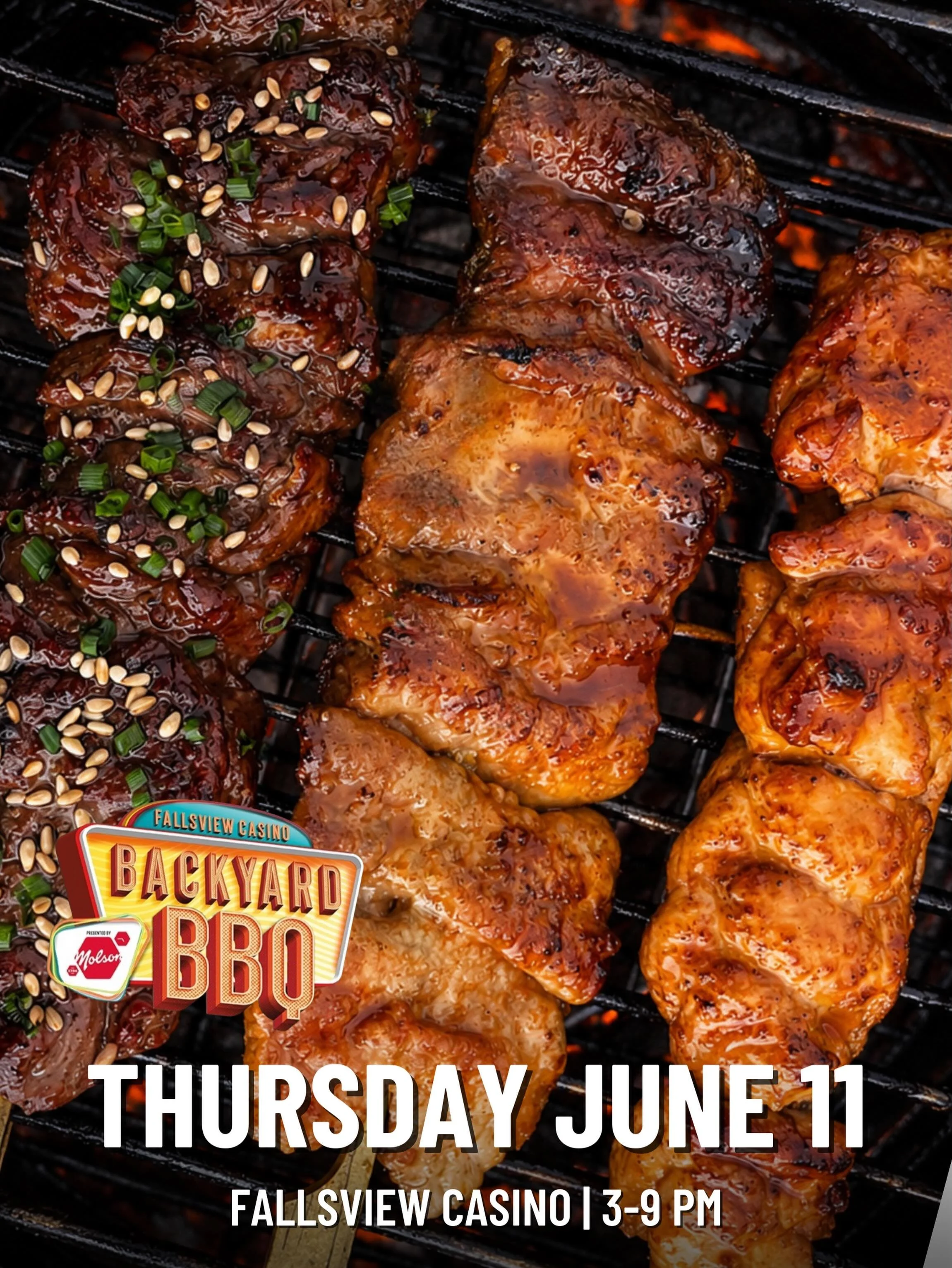 This Thursday we&rsquo;re heading to @fallsviewcasino &lsquo;s Backyard BBQ with a lineup of robata-grilled skewers. 

We&rsquo;ll be serving alongside our sister concept @nadarekakigori who will be bringing Japanese shaved ice to keep things cool. 
