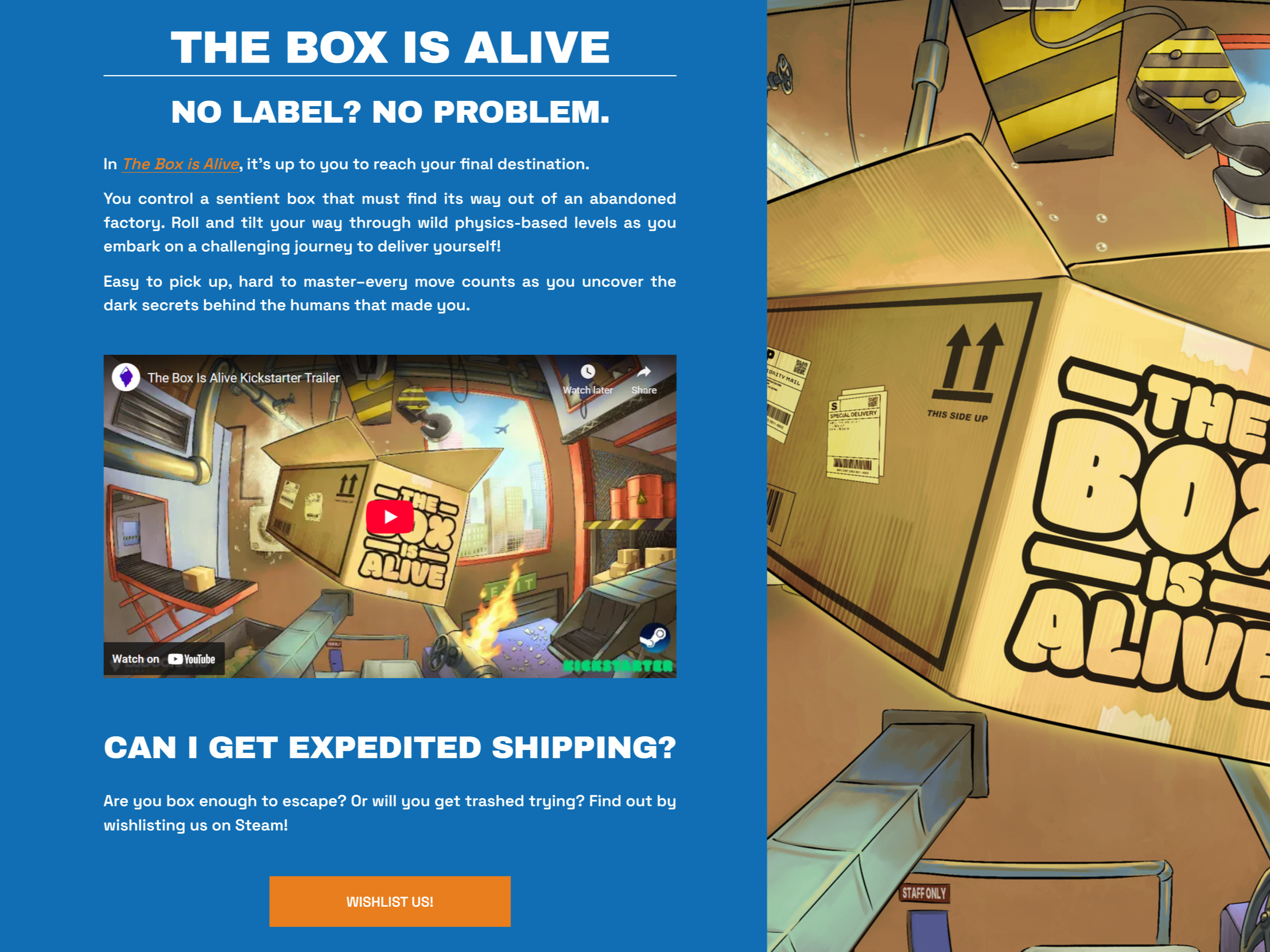 Game Content Block (Homepage)