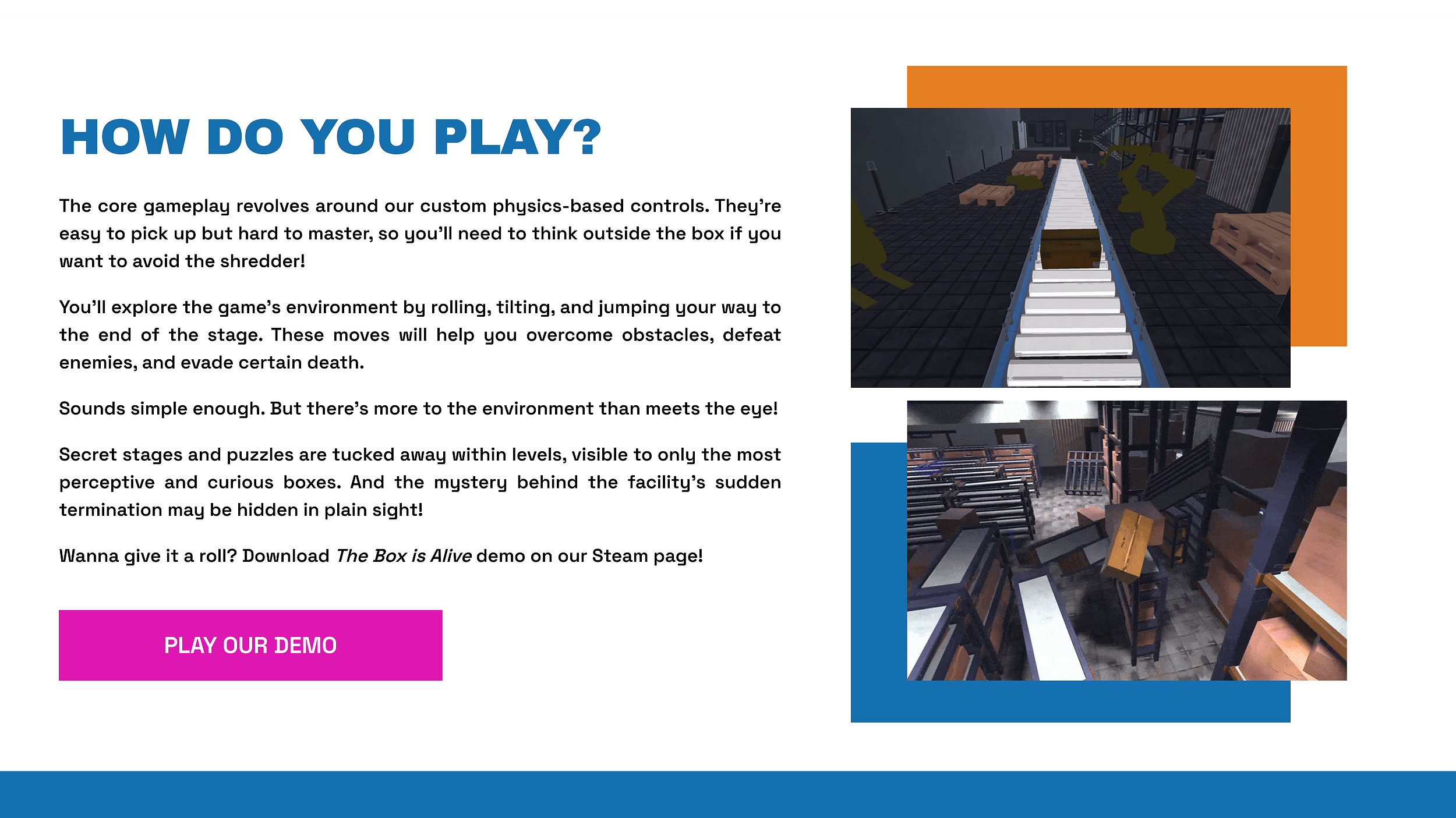 Gameplay (Game Page)