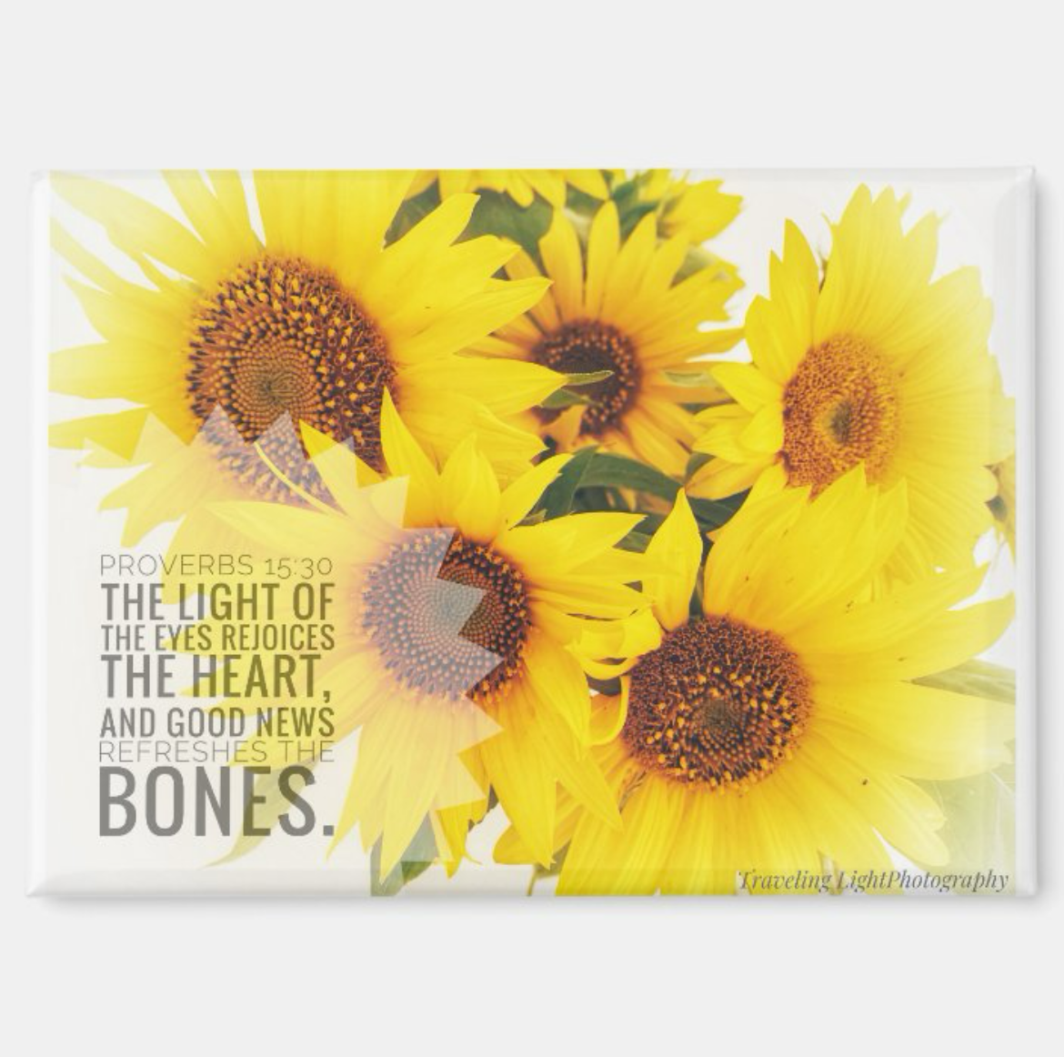 Proverbs 15:30 Magnet