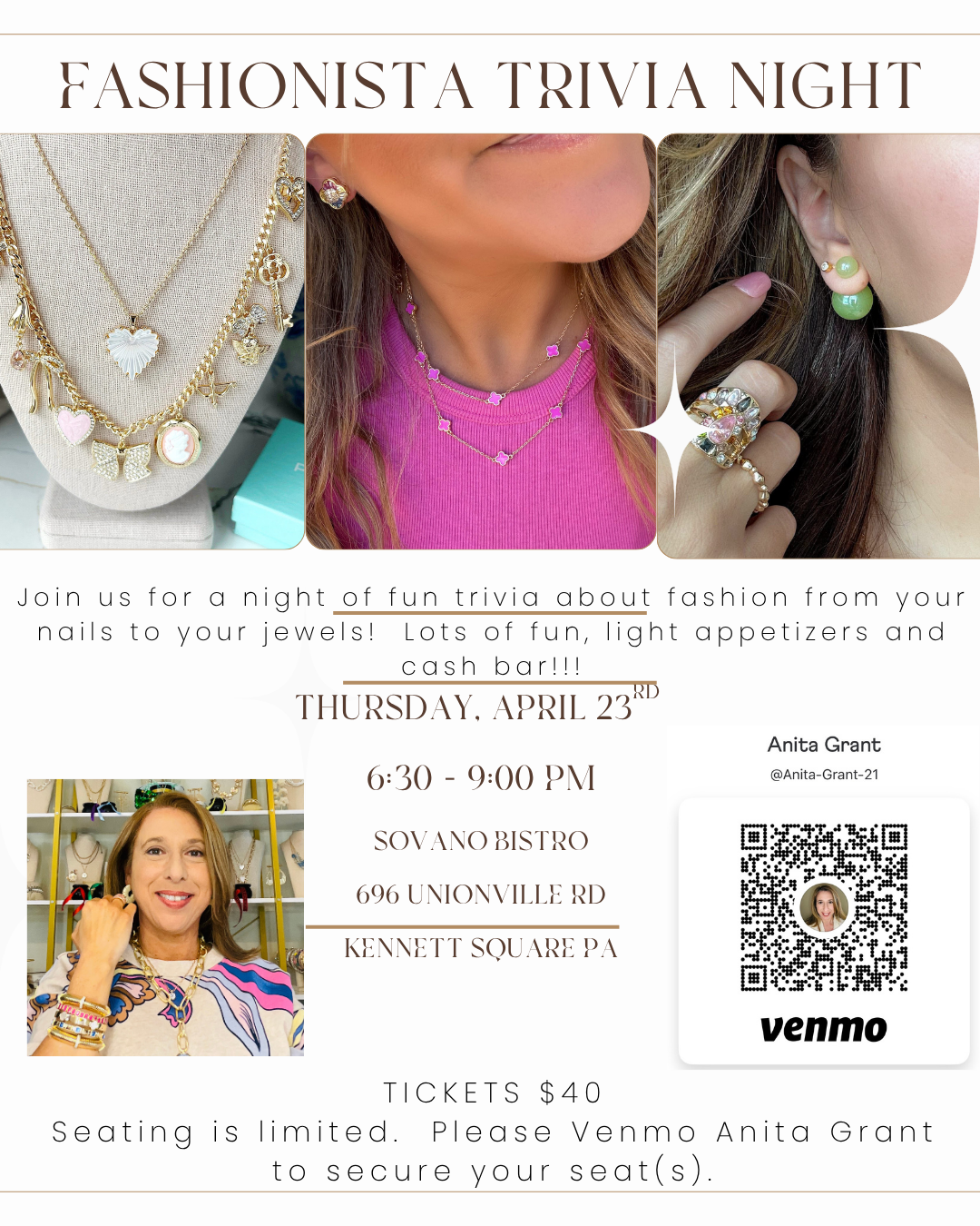 Fashionista Trivia Night