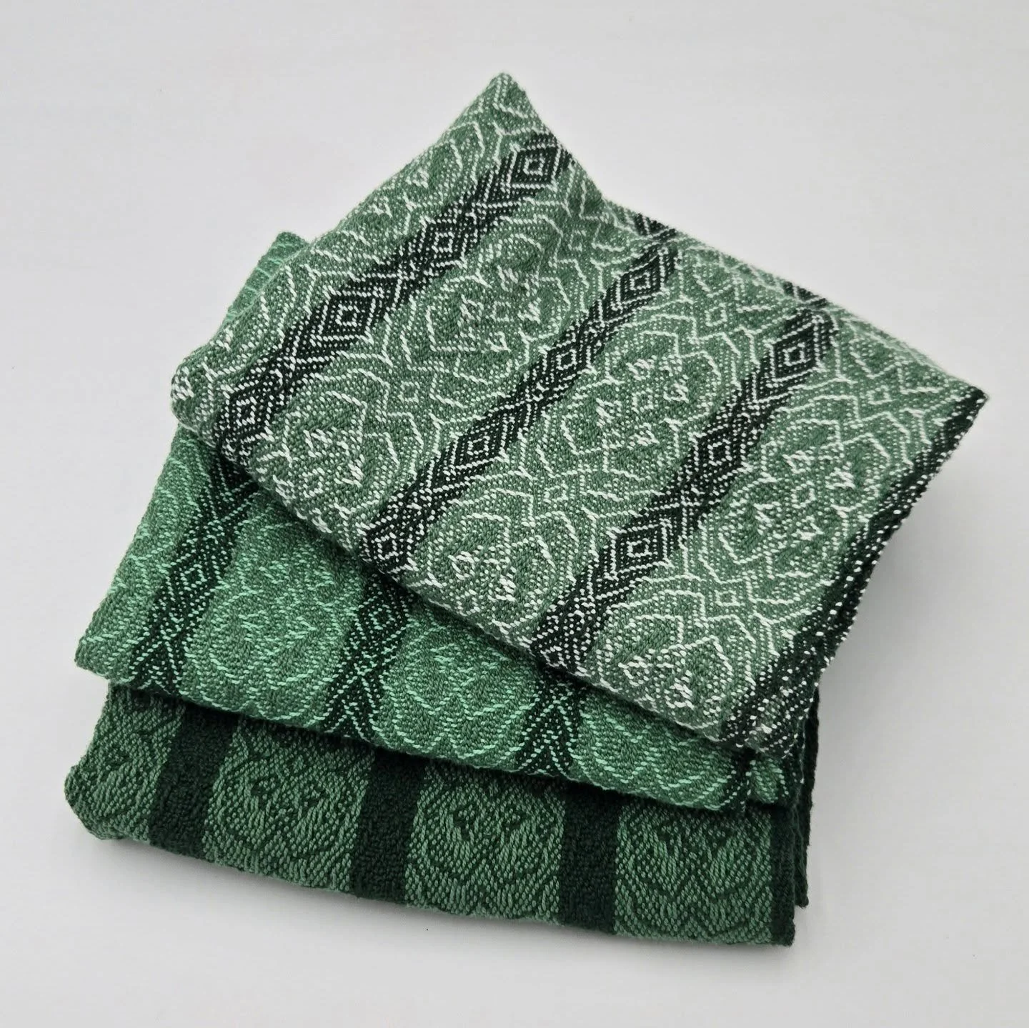 Lots of making has been happening here in the studio lately.  4-leaf clovers are off the loom as well as a few new chenille scarves and a couple bamboo scarves.  I'm working hard stocking the studio for all the folks that visit during the summer.  Th
