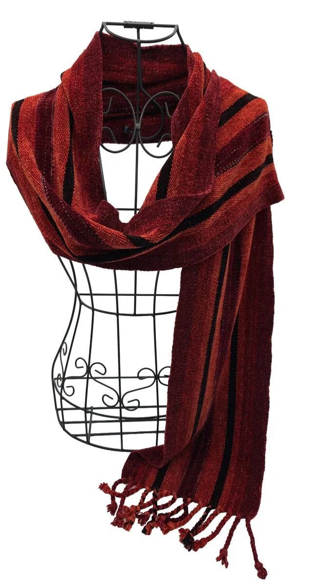 Wild-Clover-Weaving-red-stripe-chenille-scarf-opt.jpg