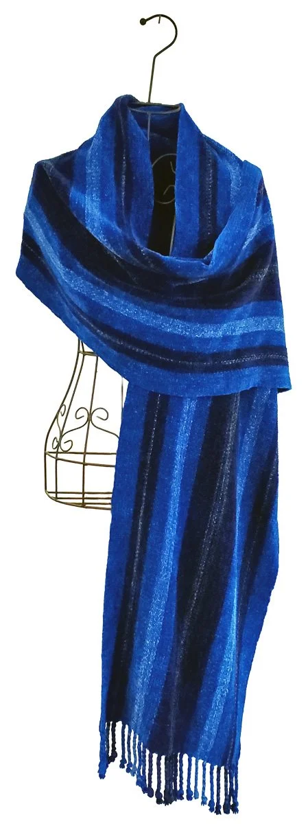 Wild-Clover-Weaving-royal-blue-and-navy-chenille-scarf-opt.jpg