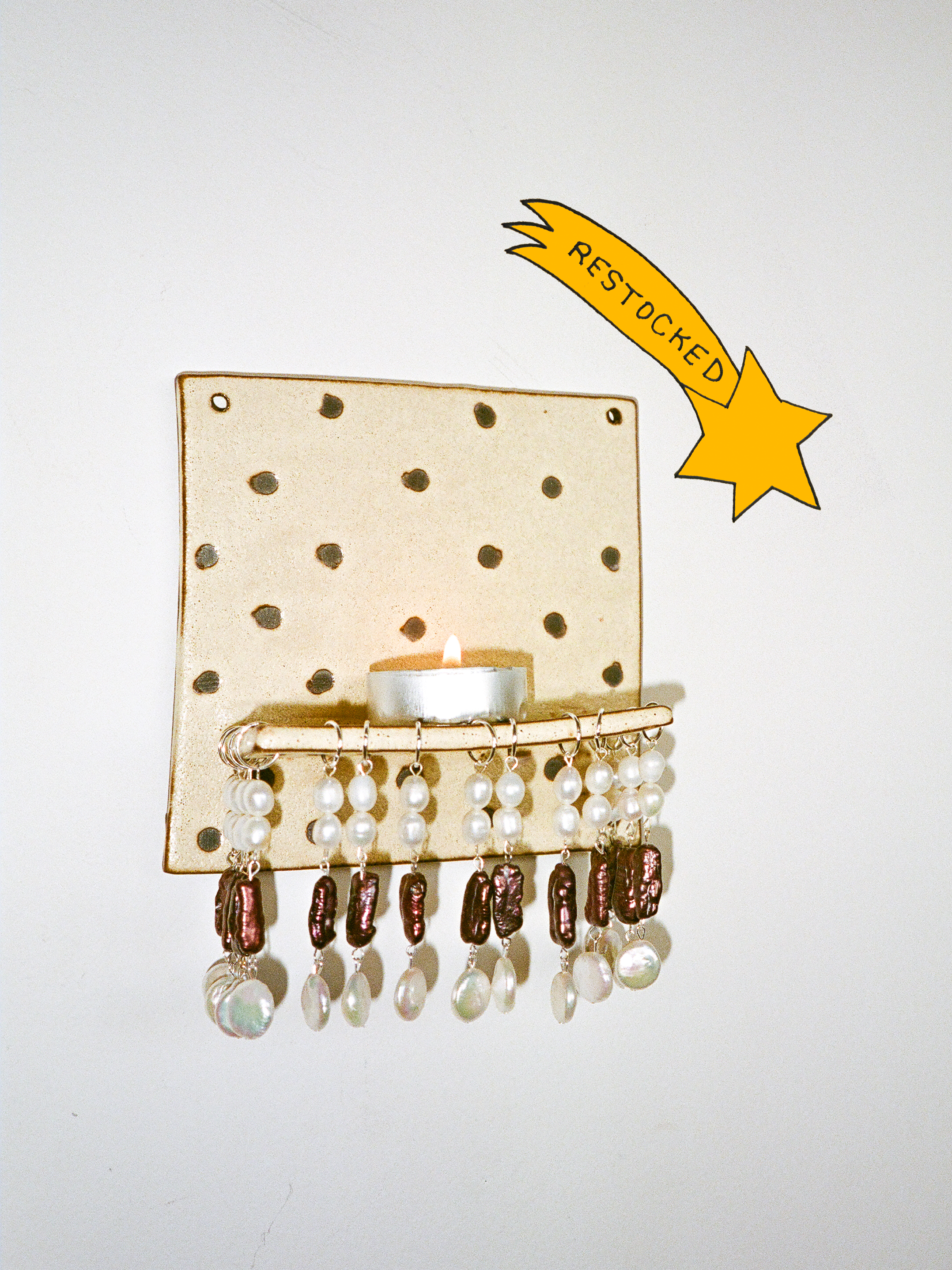 **RESTOCKED** ELIO CANDLE SCONCE