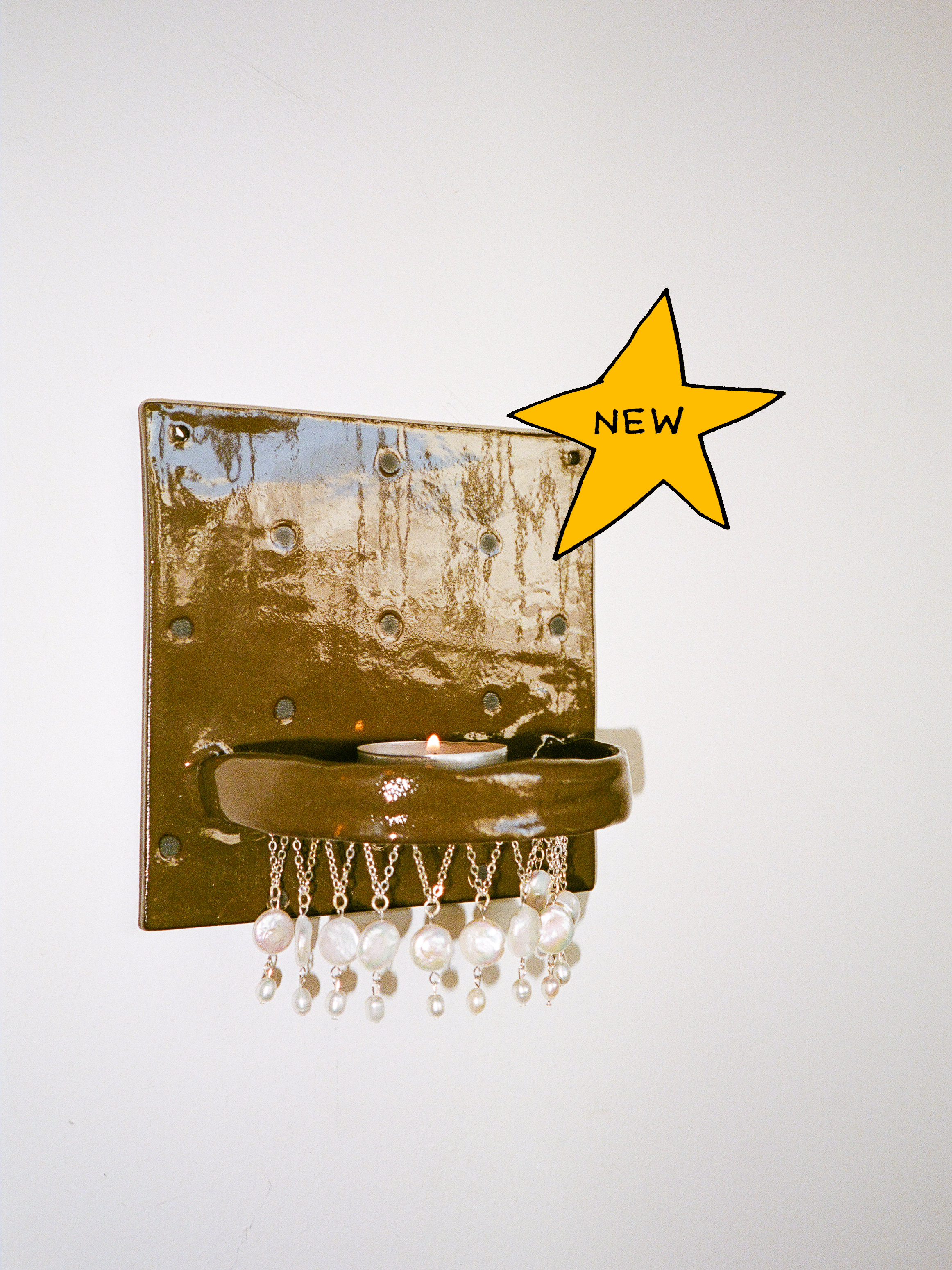 **NEW** MOON CANDLE SCONCE