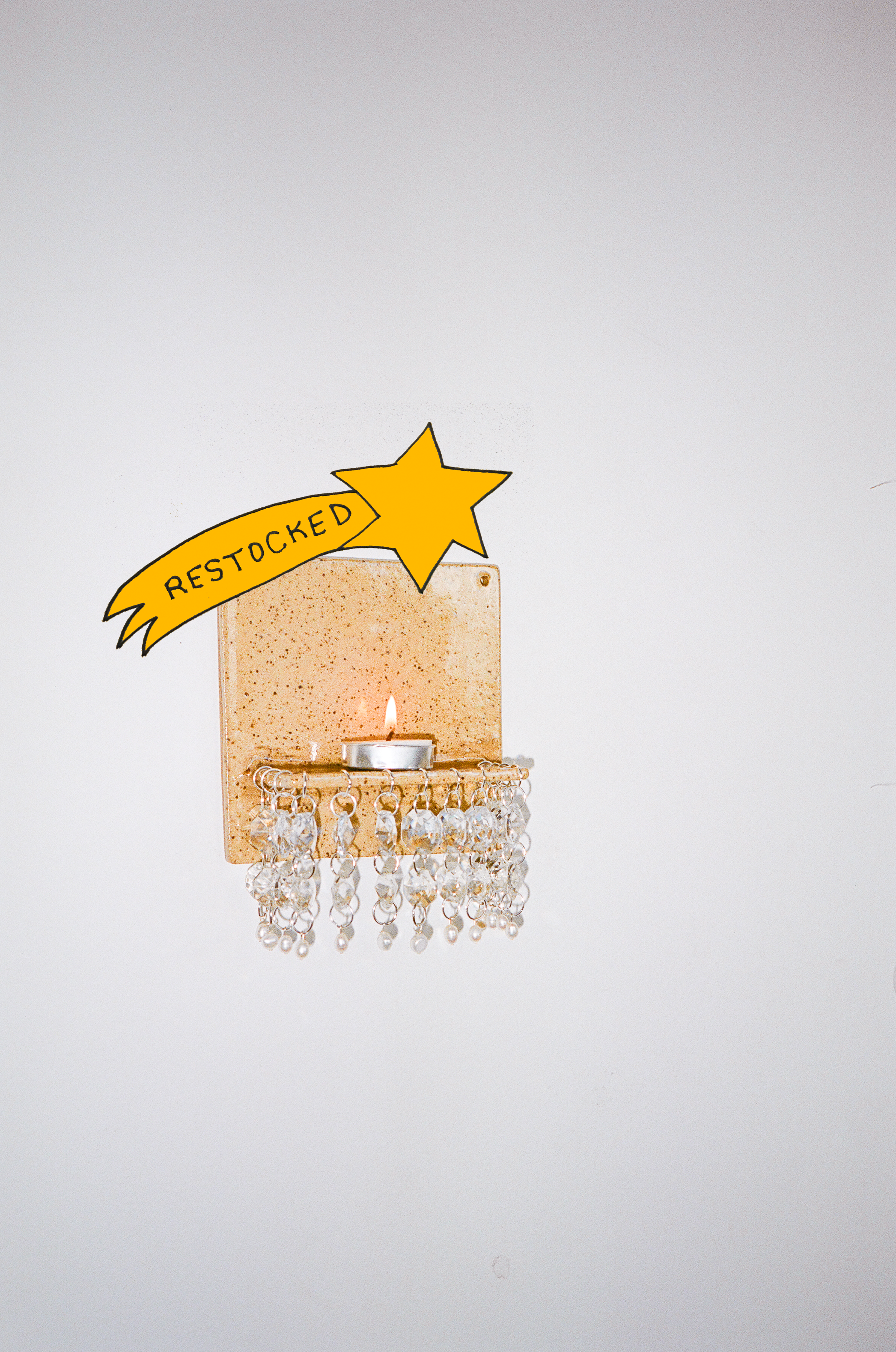 **RESTOCKED** CARINA CANDLE SCONCE