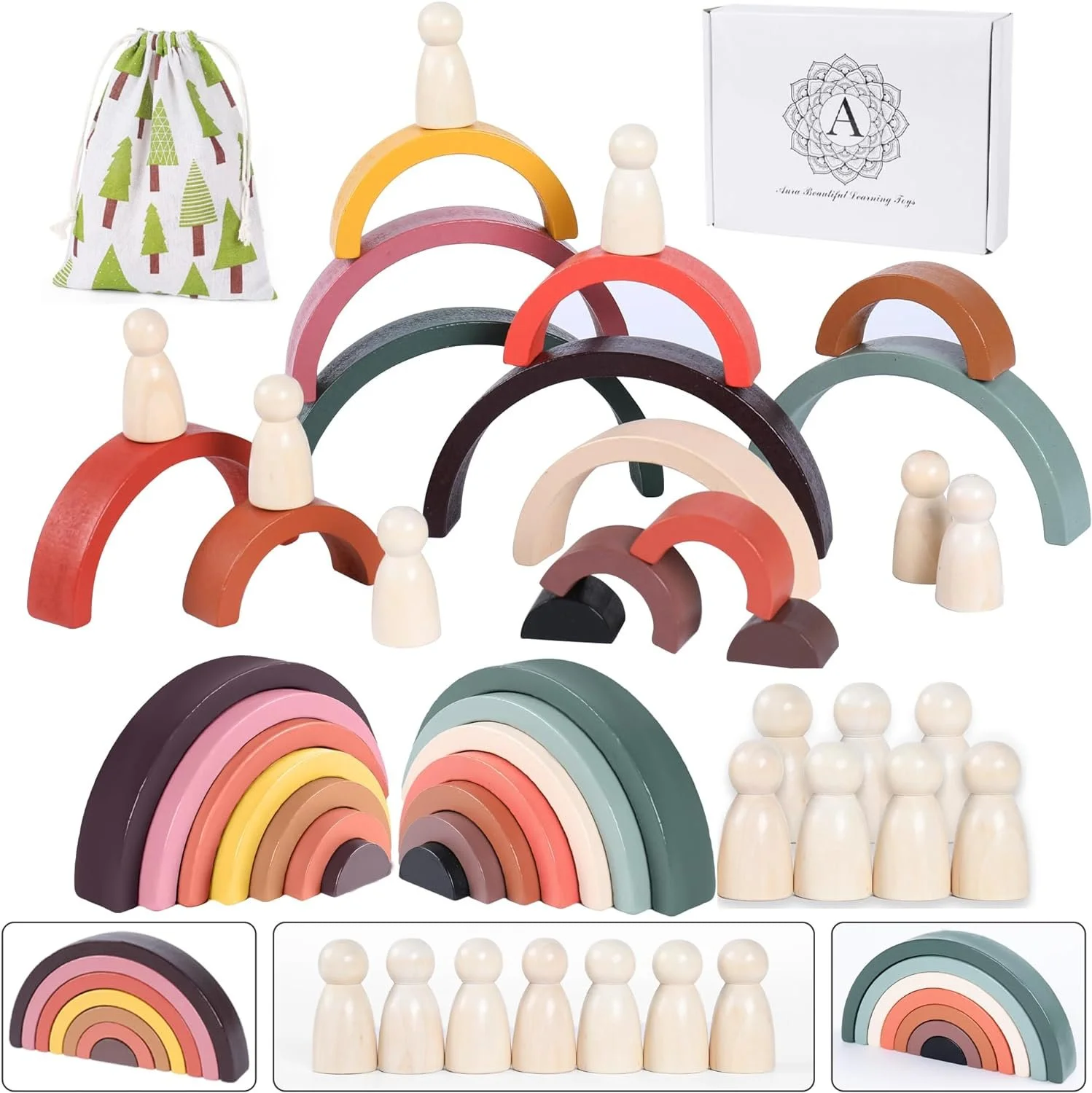 Stunning Boho Montessori Three Set Quality Pack