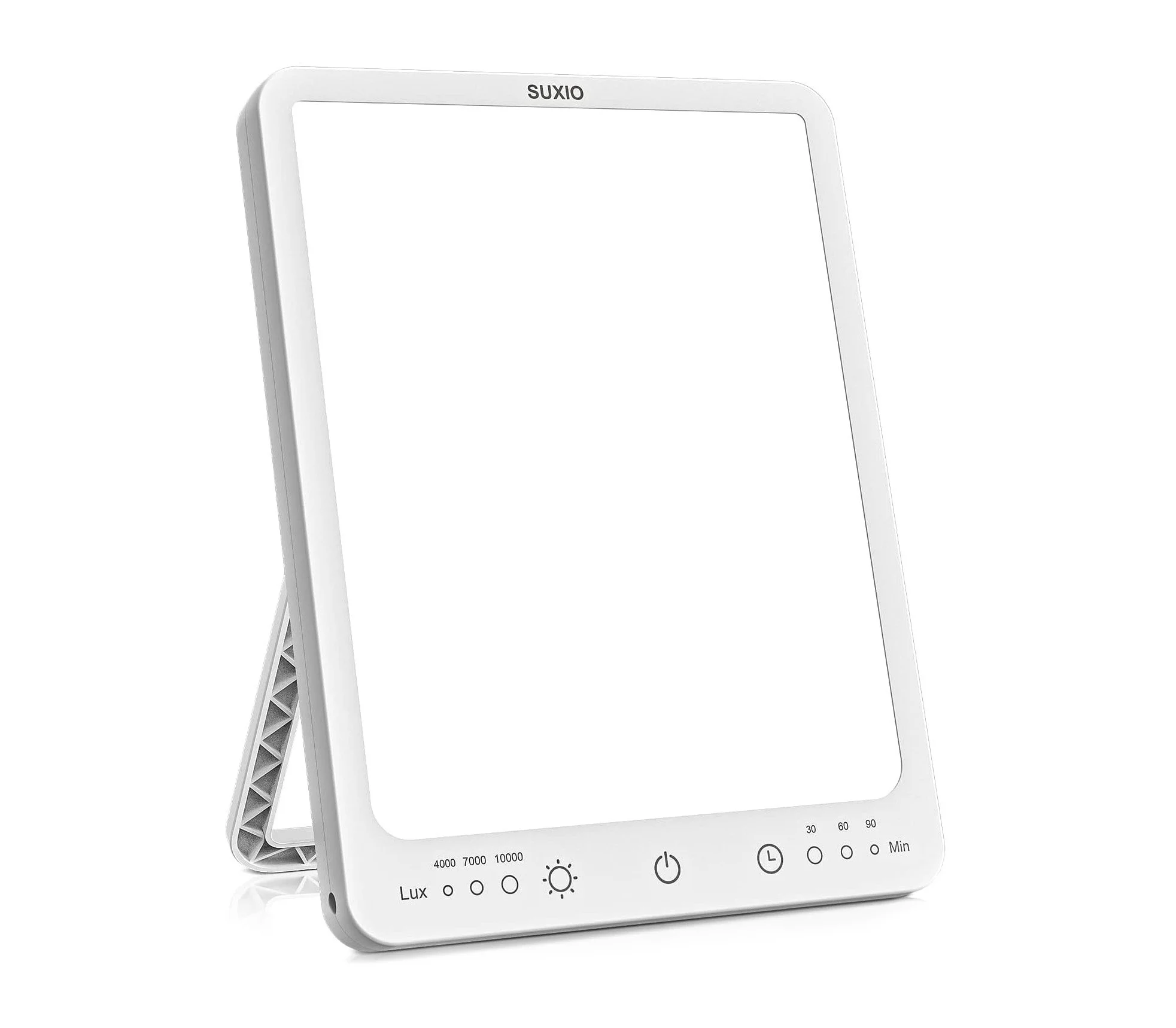 Light Therapy Lamp - 10000 Lux Therapy Light, 3 Timing & Mode Happy Lamp, Touch Control Daylight Lamp with Memory Function, Portable Light Therapy Box for Home/Office Use As Lift Mood