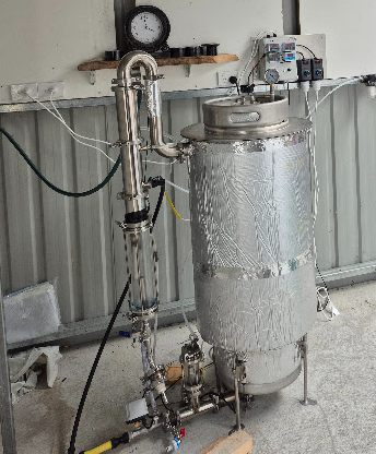 Our Bespoke Distillation Unit Has Arrived at the Farm 