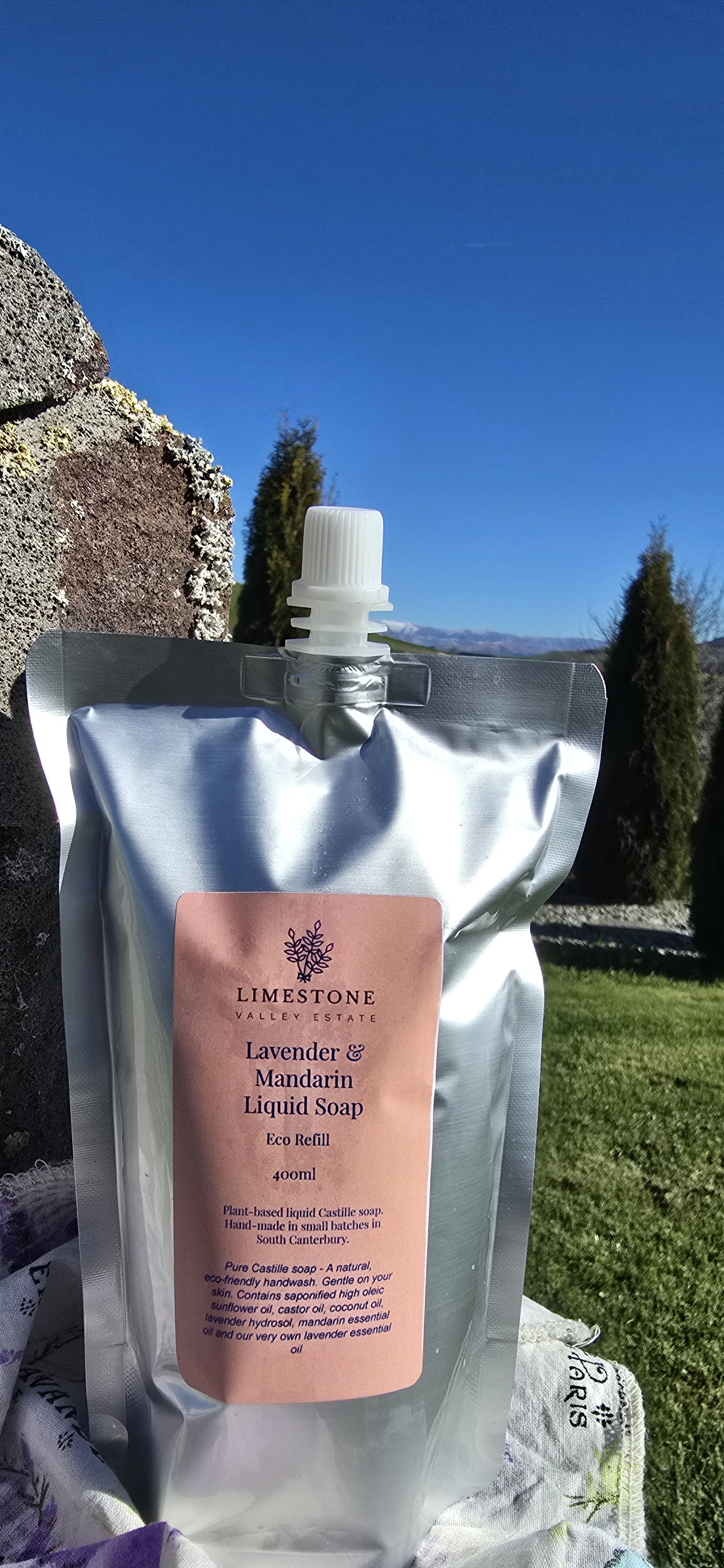 Lavender & Mandarin Liquid Castille Soap Eco-refill