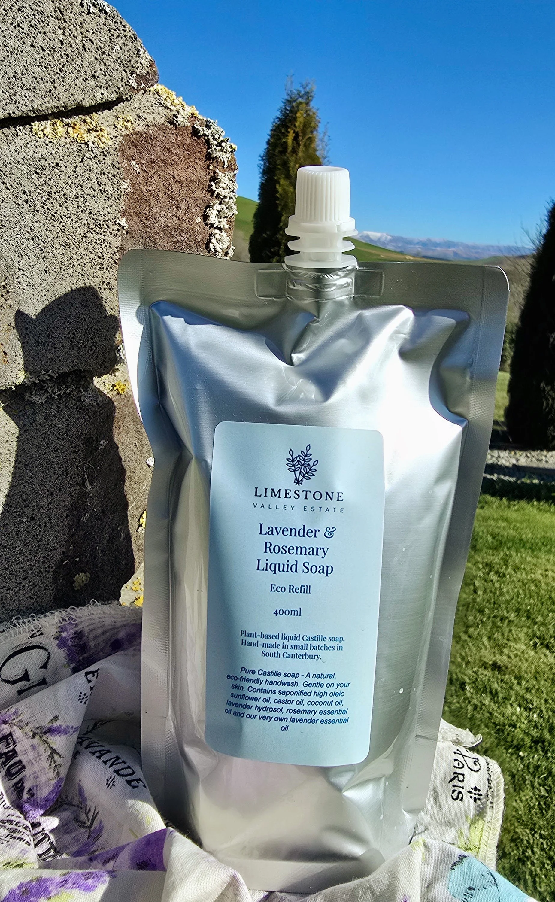Lavender & Rosemary Liquid Castille Soap Eco-refill