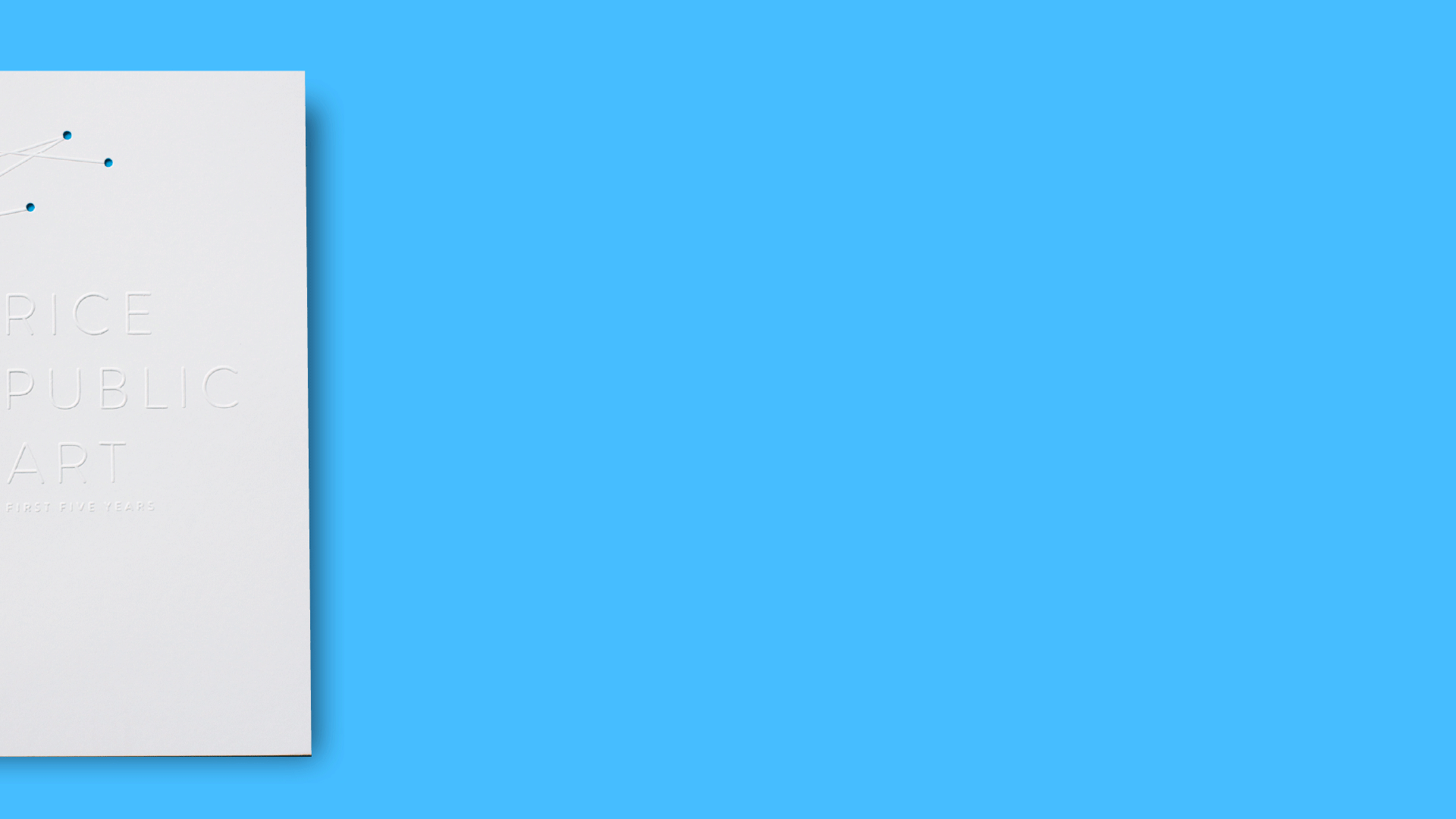 Rice Public Art (AIGA HOU Design Award Winner)