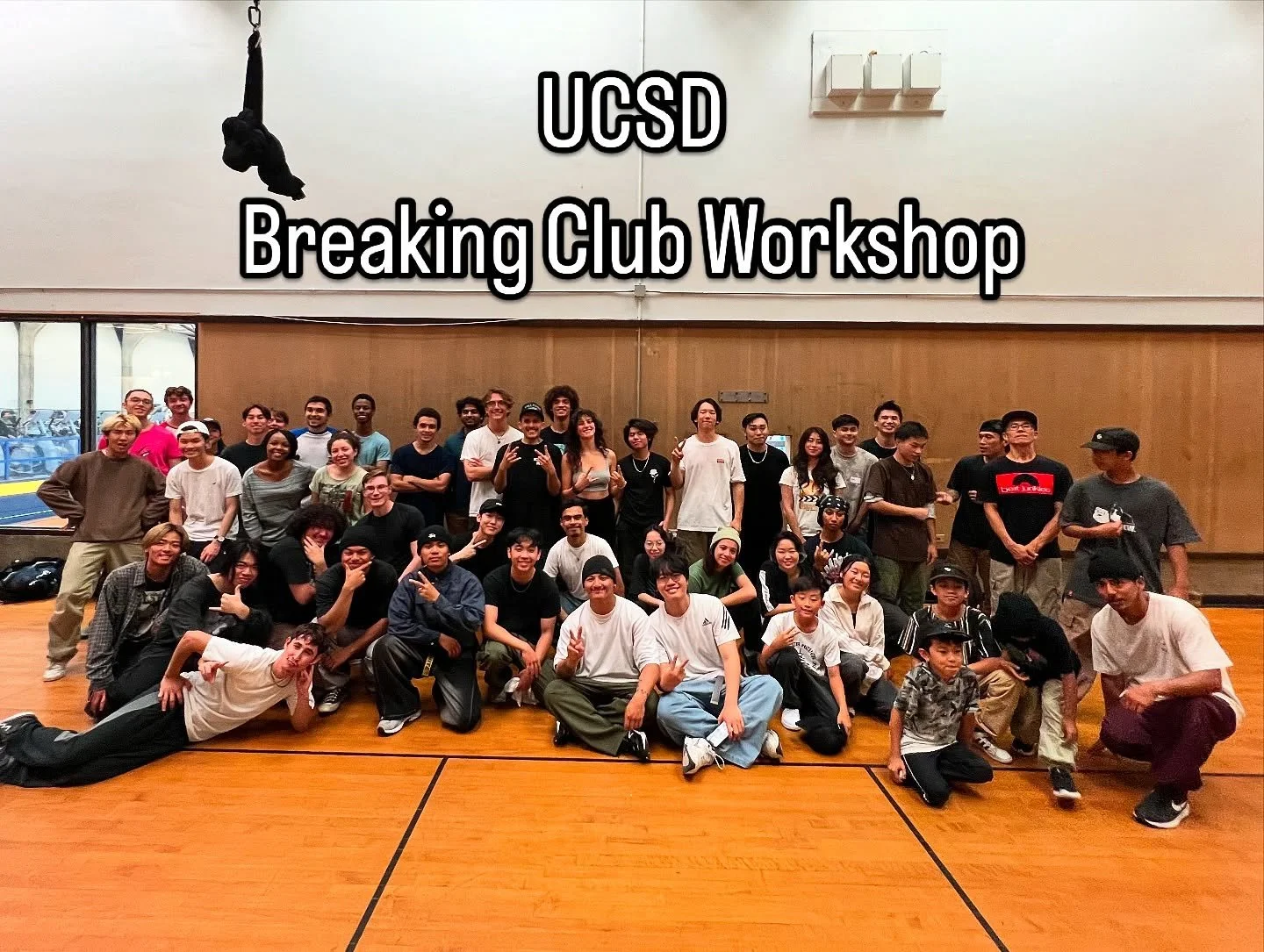 HLDS collaborated in the fall 2024 with the students from @ucsandiego (Breaking Club) and hosted a free 2hr dance workshop. Two of our very own instructors @airnick619 and @_eddiestyles led the class teaching and educating students in top rock and in