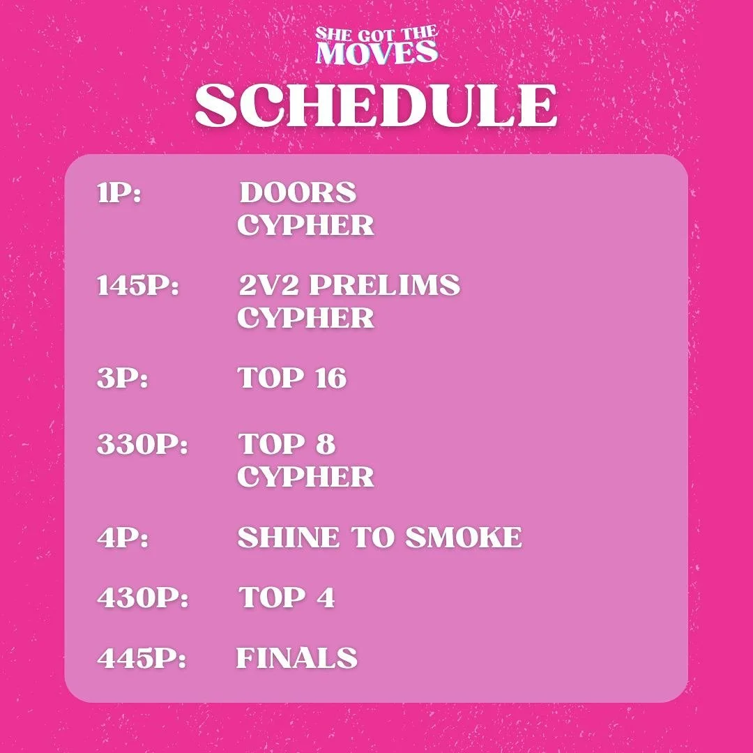 ‼️THIS EVENT WILL RUN ON TIME.‼️

Please plan accordingly and safe travels 🫶🏾