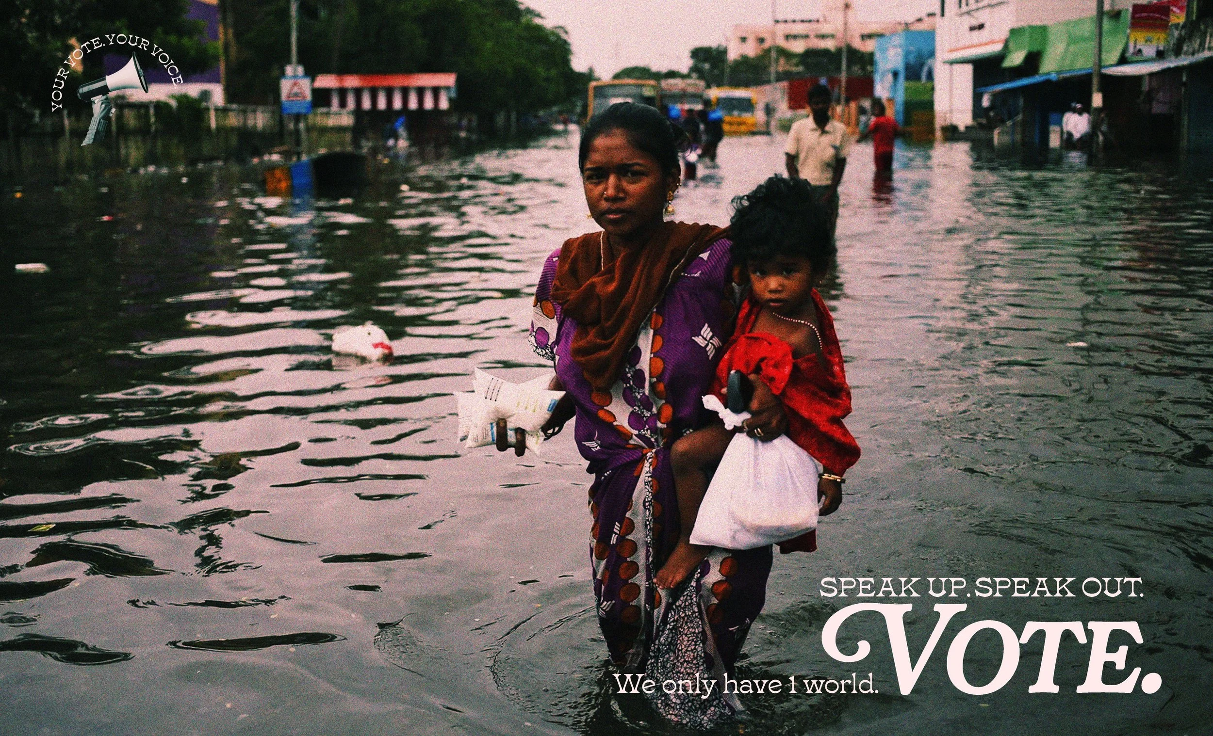 OOH Subway Ad: Flood