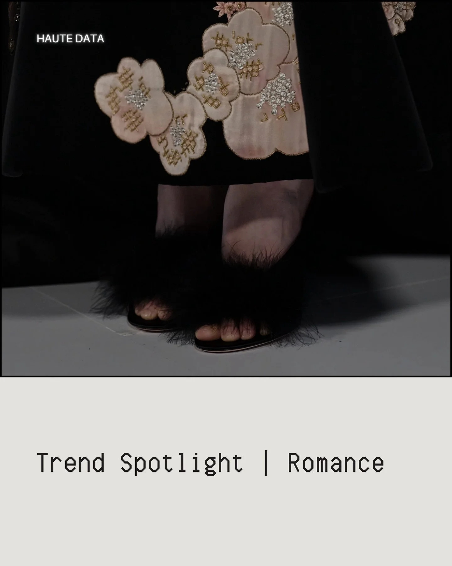 Romance is at a return. We see it everywhere this season: lace, chiffon, corsets, Victorian silhouettes. Soft pinks and blues at YSL &amp; Valentino. Teals, reds and pinks that speak of a budding summer. 🌹🌸

#romance #SS26 #runwayreport #hautecoutu