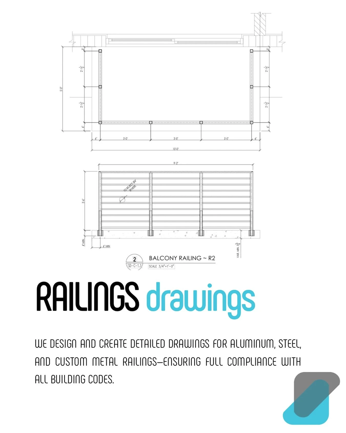 Code-Compliant Railing Designs

We design and create detailed drawings for aluminum, steel, and custom metal railings&mdash;ensuring full compliance with all building codes.

📍 Miami, FL | 📩 DM us for inquiries!

#RailingDesign #CodeCompliant #Engi