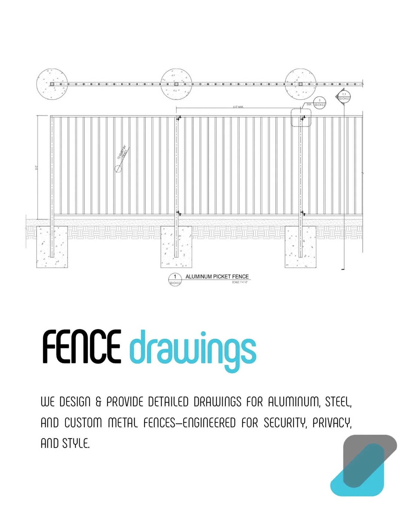 Precision in Fence Design &amp; Engineering

We provide detailed drawings for aluminum, steel, and custom metal fences&mdash;engineered for security, privacy, and style.

📍 Miami, FL | 📩 DM us for inquiries!

#FenceDrawings #EngineeringDesign #Miam