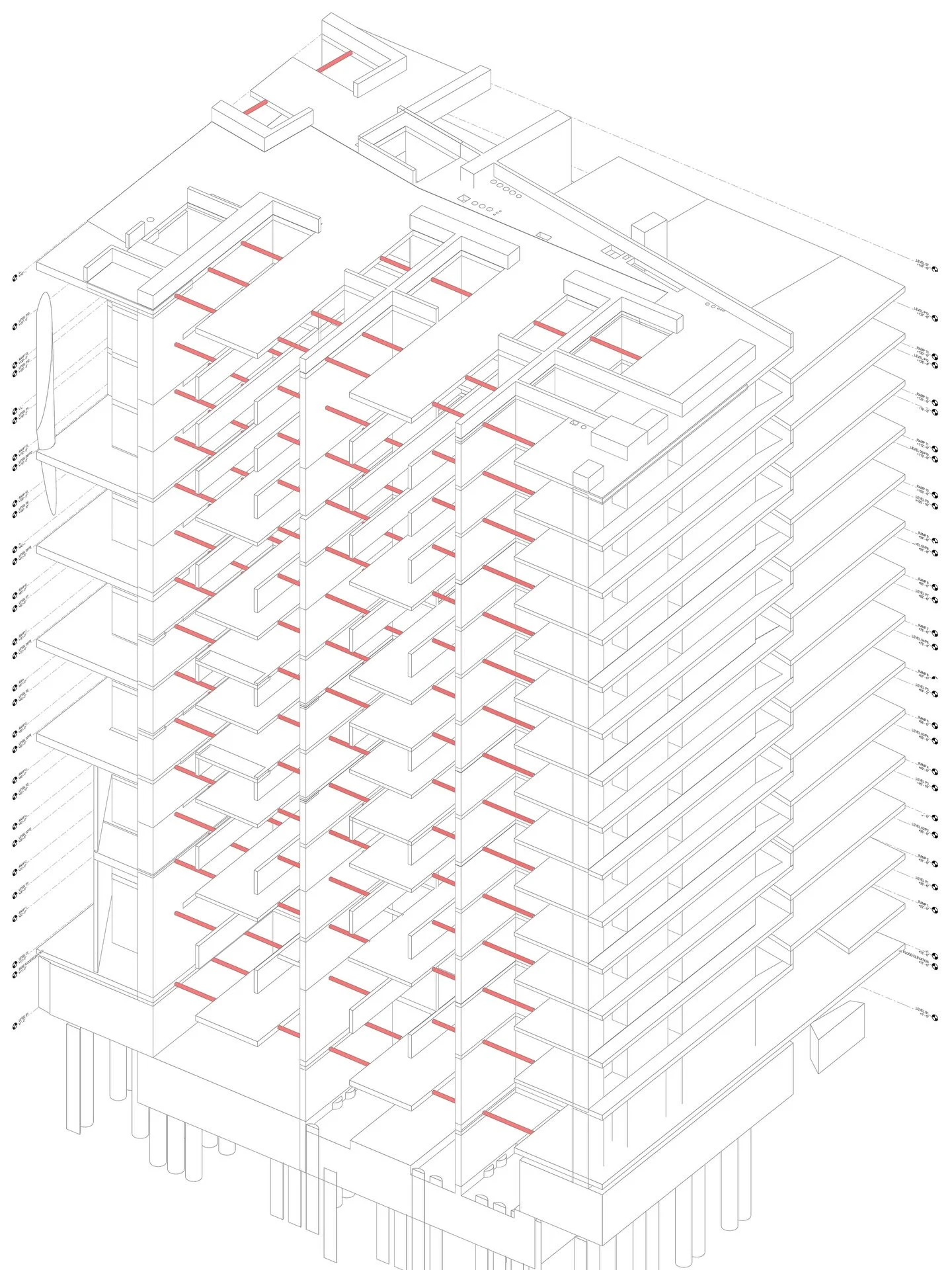 The elevator and escalator steel package for Santander&rsquo;s tower in Miami represented a highly coordinated effort focused on maintaining the project schedule and providing the construction team with complete, accurate, and buildable information a