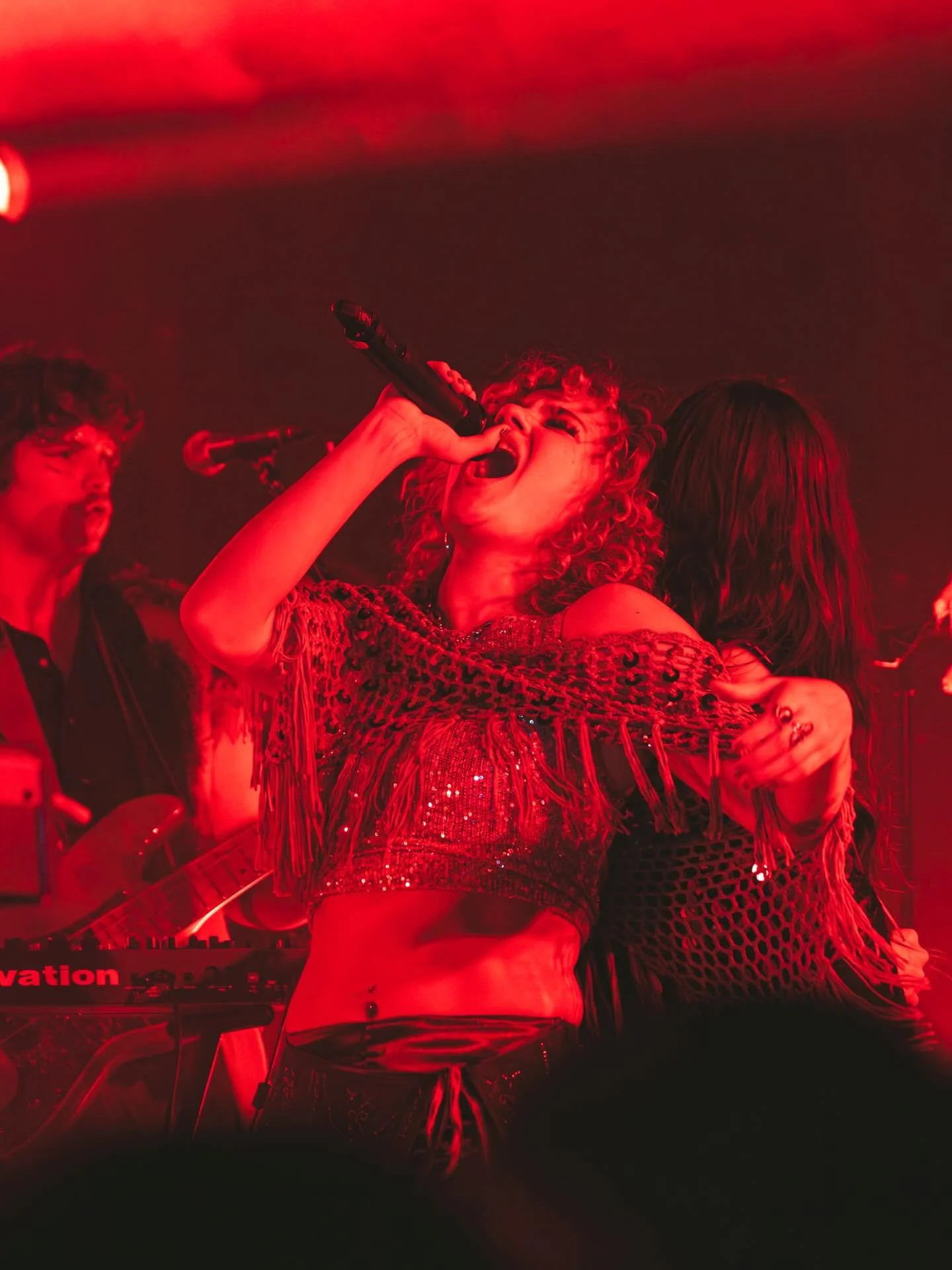 @izzymahoubi &amp; @elizabethcannonmusic at Space Prom 2/6 🚀