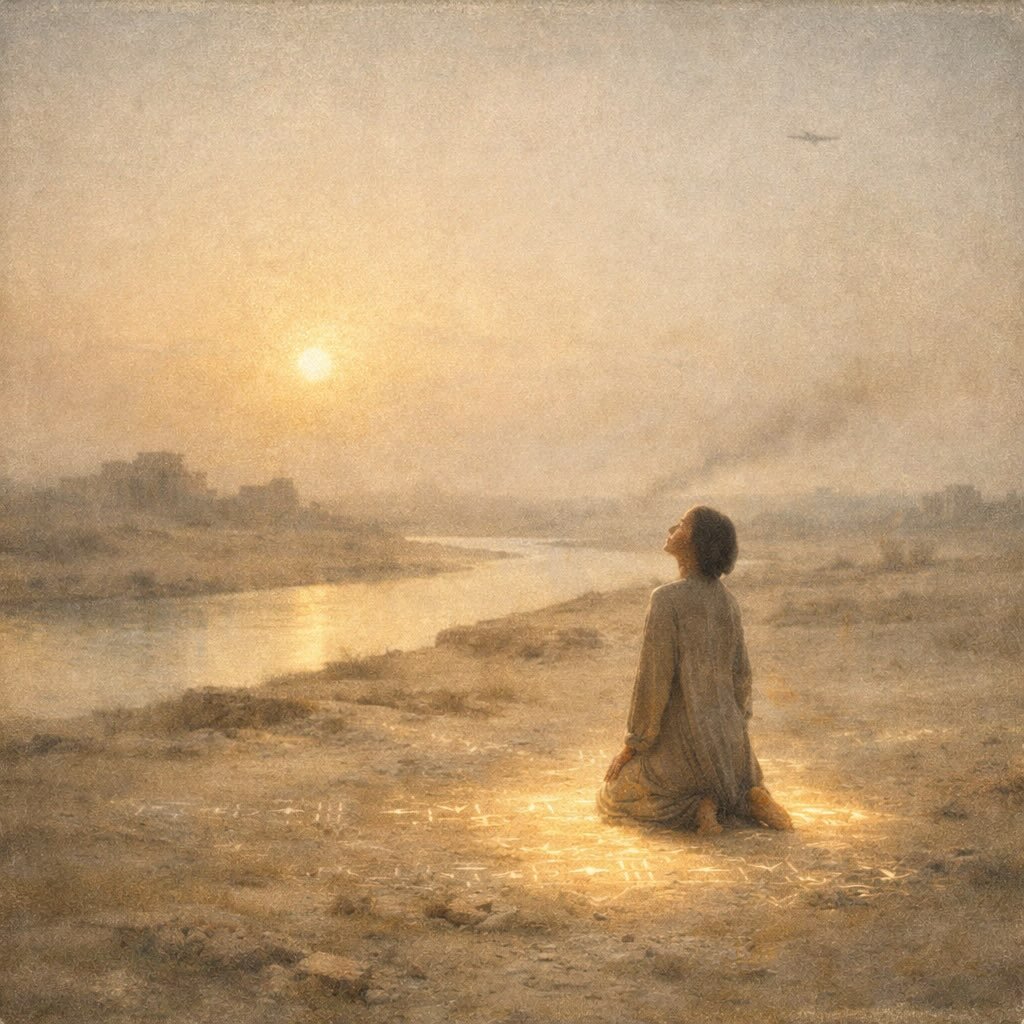 Mesopotamia. 

The word is older than most of our words for holy. And yet it is holy. It is the first elder of the Western world, the grandmother beneath the grandmother, the place where someone first pressed a reed into clay and said:&nbsp;this happ