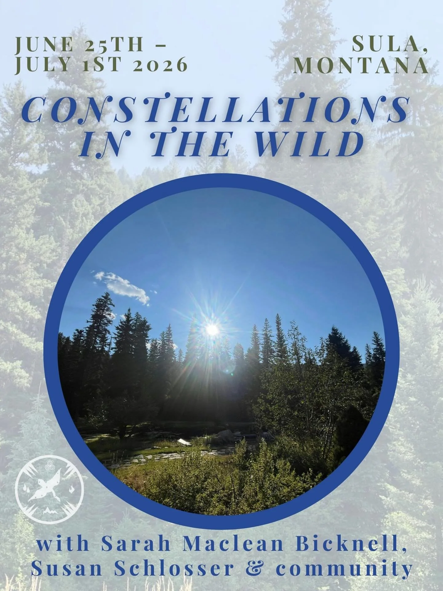 Early bird registration for this summer&rsquo;s Constellations In The Wild retreat is available for one more month. 

Join us in Sula Montana under the big starry skies as we let the mountains set the scale of our questions. 

No rush, no signal. Jus
