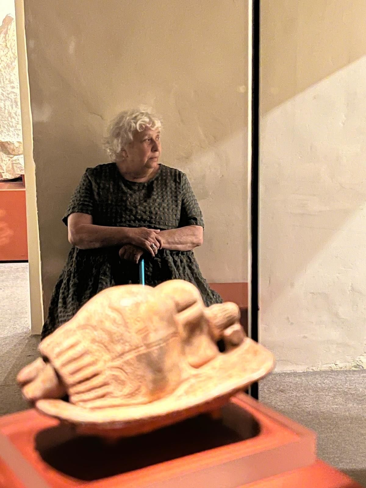 The Sleeping Lady 

&ldquo;It matters that she is a woman, it matters here where the figurines found in the earth are all female, swelling with abundance, where the temple floor plan seen from above holds the shape of a woman&rsquo;s body, where the 