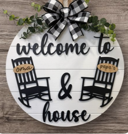 Personalized porch signs ($45+)
