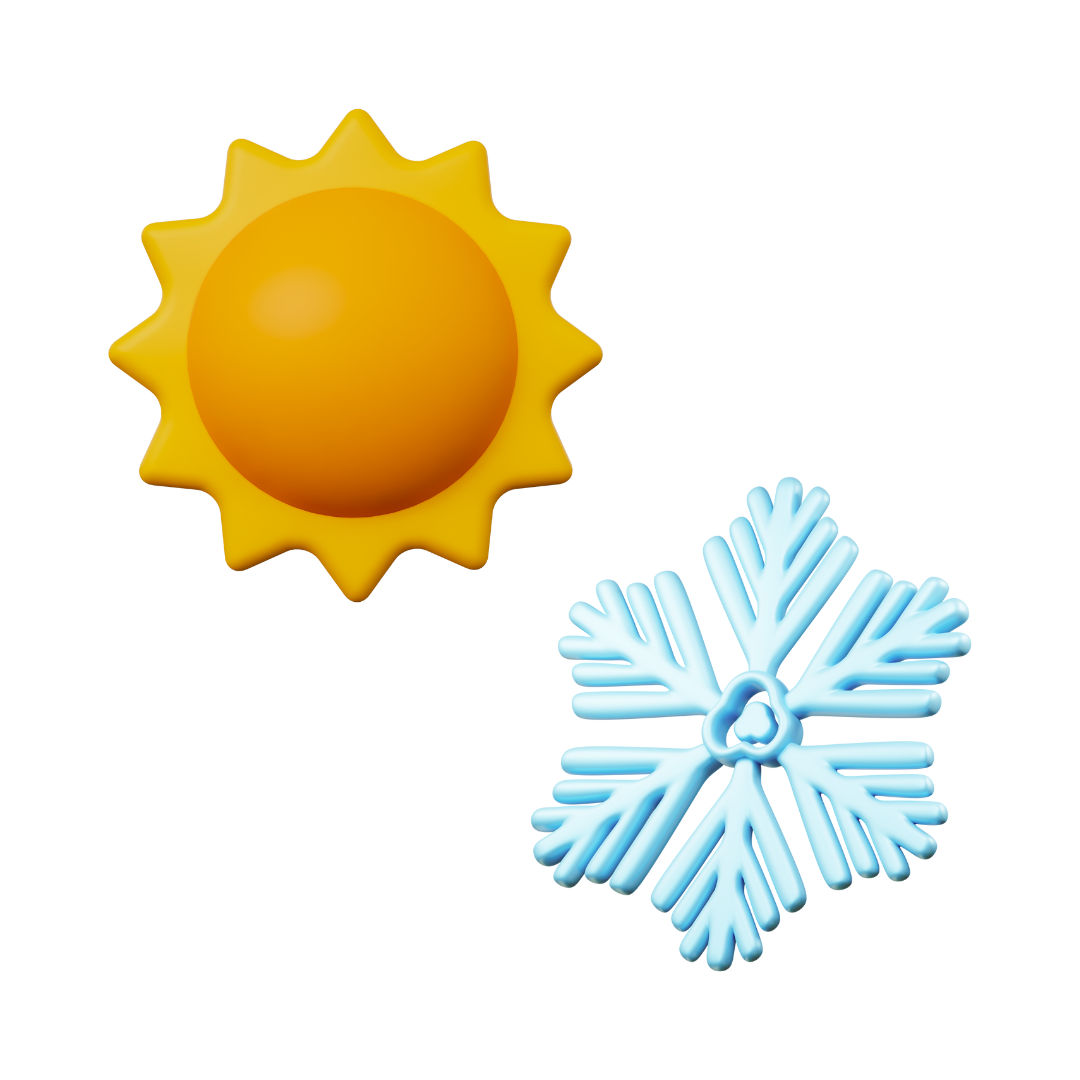 Heating and cooling symbol