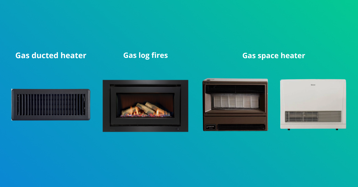 Different gas heaters