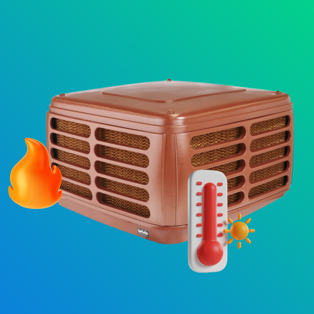 WHY DOES MY EVAPORATIVE COOLER STRUGGLE ON A REALLY HOT DAY?