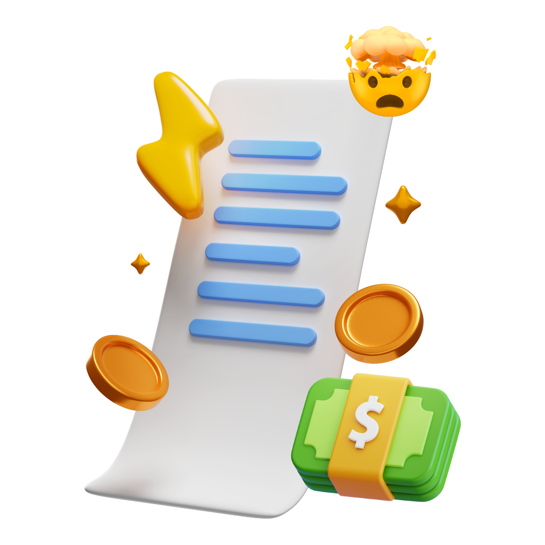 Illustration representing hot water rebates and energy savings