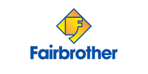 Faltacher company logo with a yellow and blue geometric design.